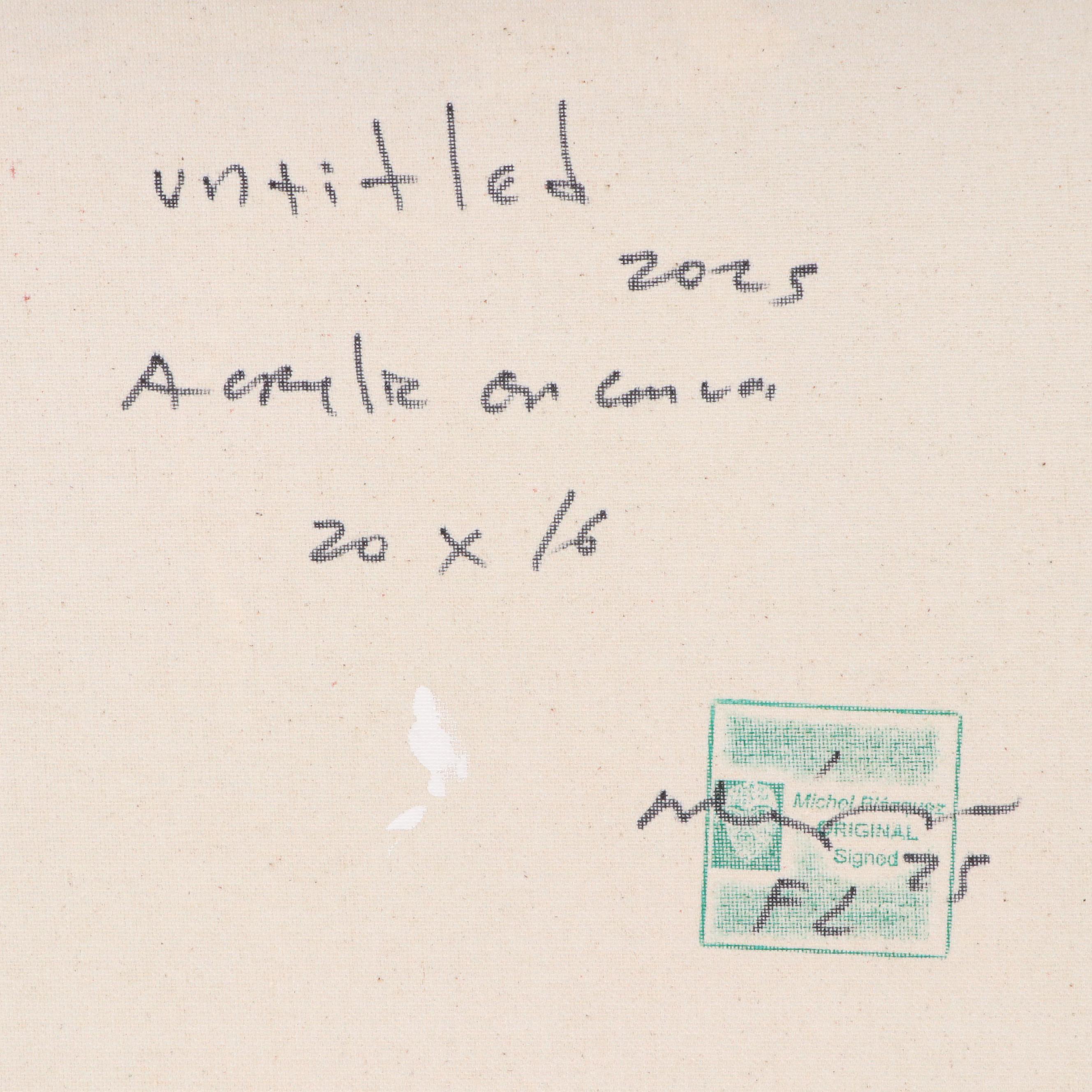 Michel Blázquez Acrylic Painting "Untitled," 2025