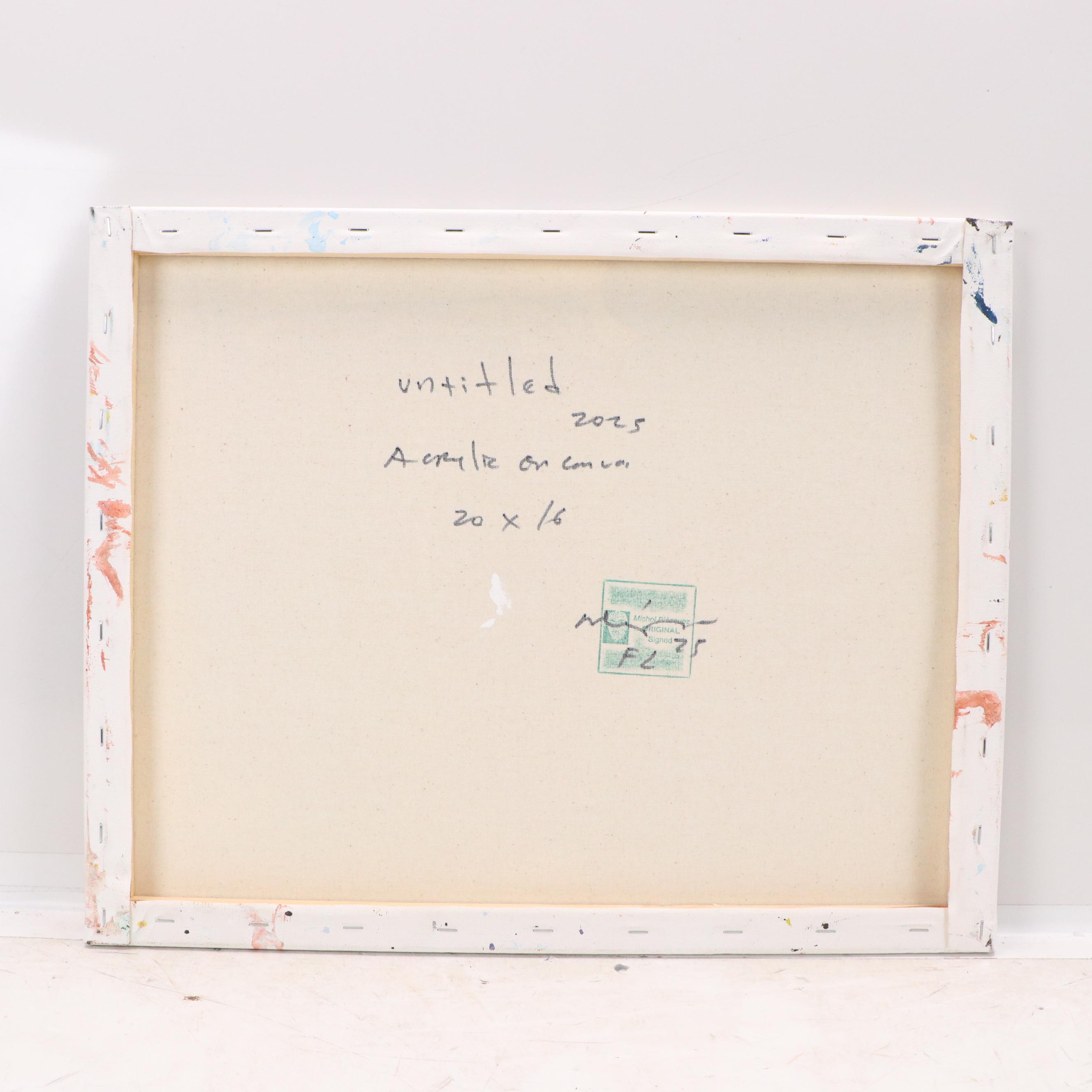 Michel Blázquez Acrylic Painting "Untitled," 2025