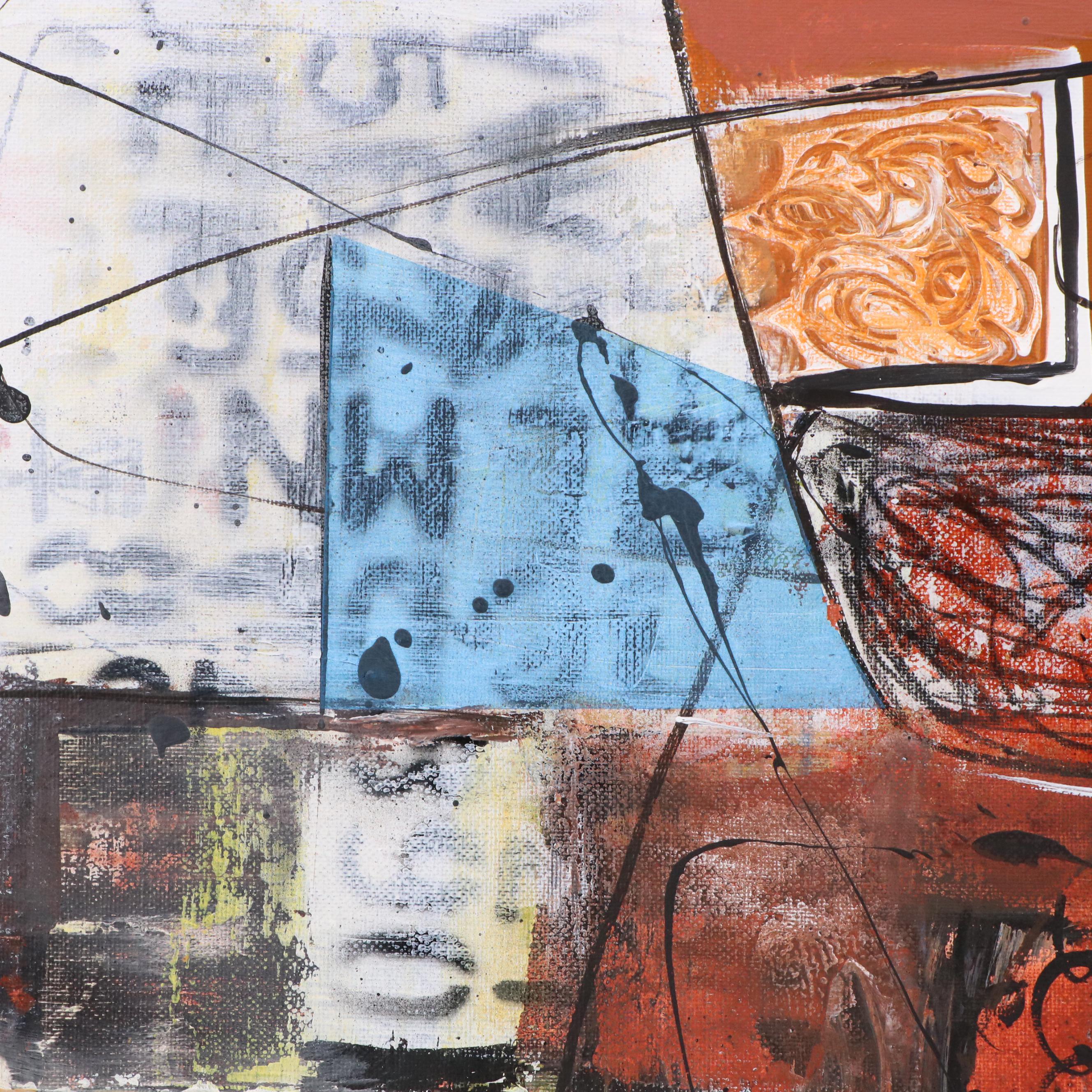 Michel Blázquez Acrylic Painting "Untitled," 2025