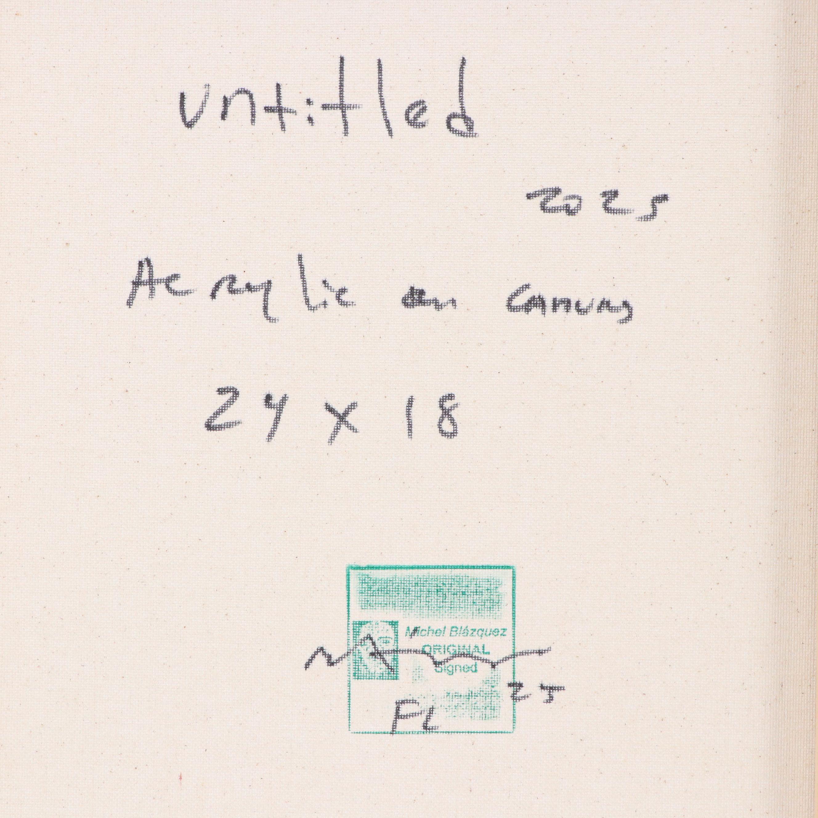 Michel Blázquez Acrylic Painting "Untitled," 2025