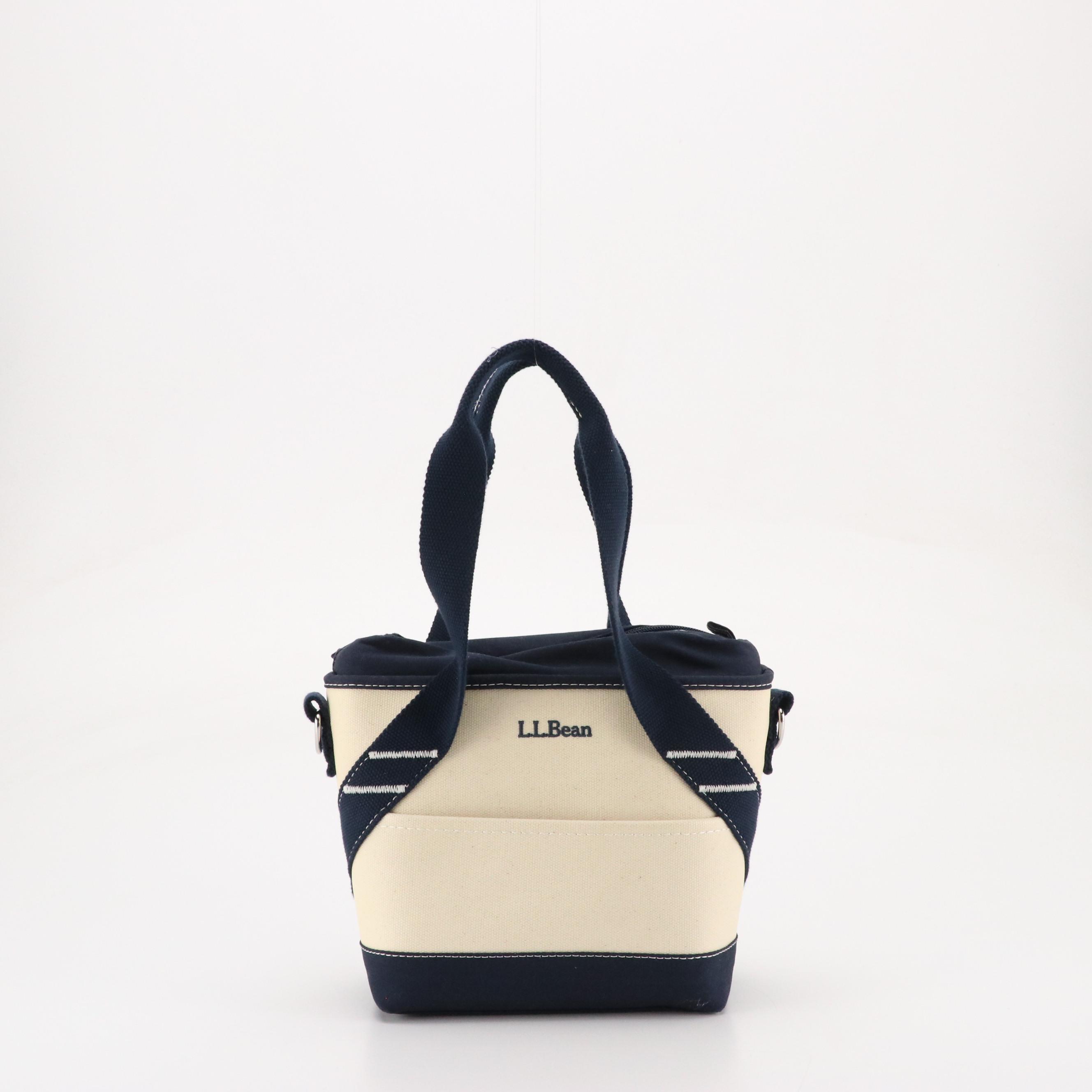 L.L.Bean Crossbody Lunchbox, Lands' End and Other Tote with Large Woven Basket