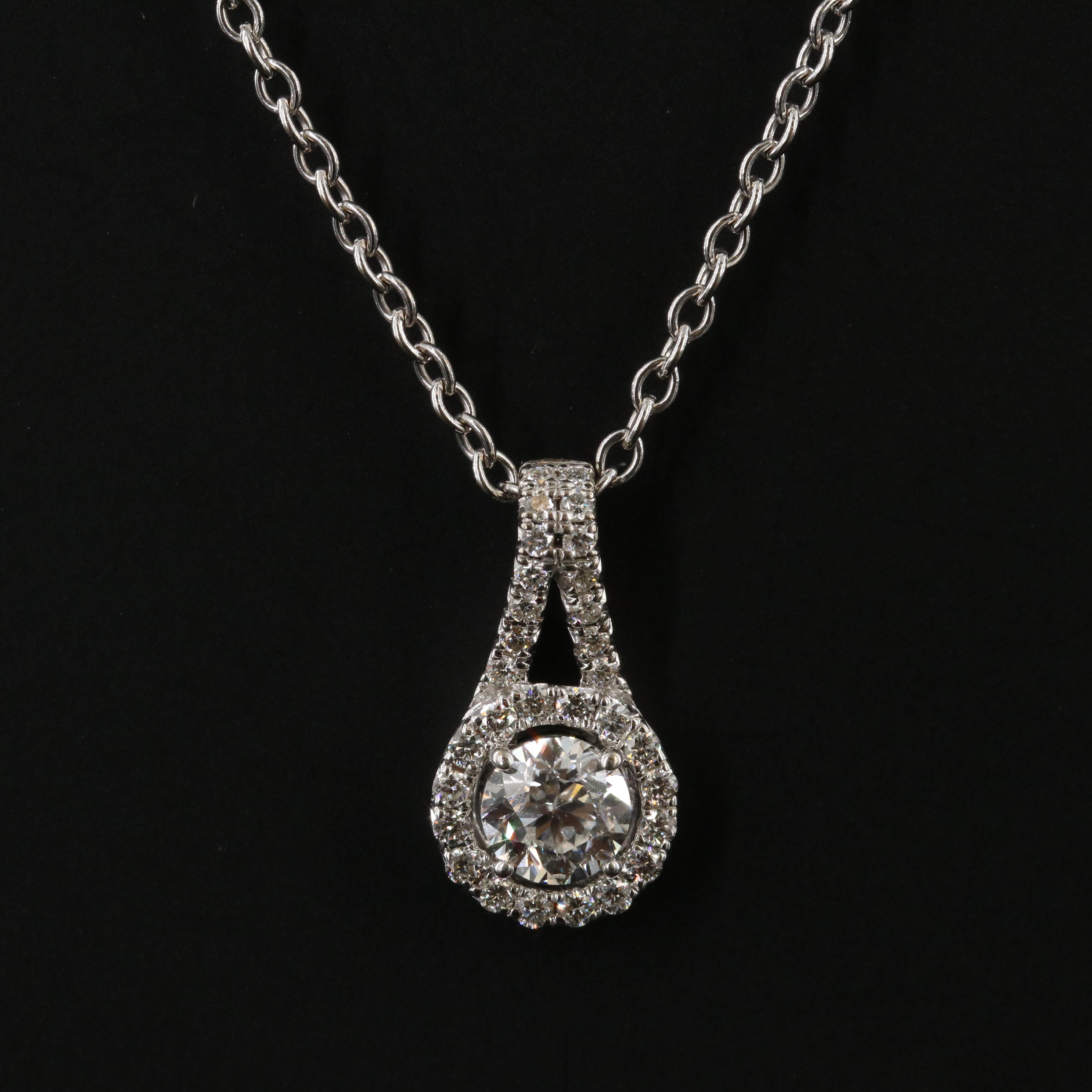 14K 0.57 CTW Diamond Pendant Necklace