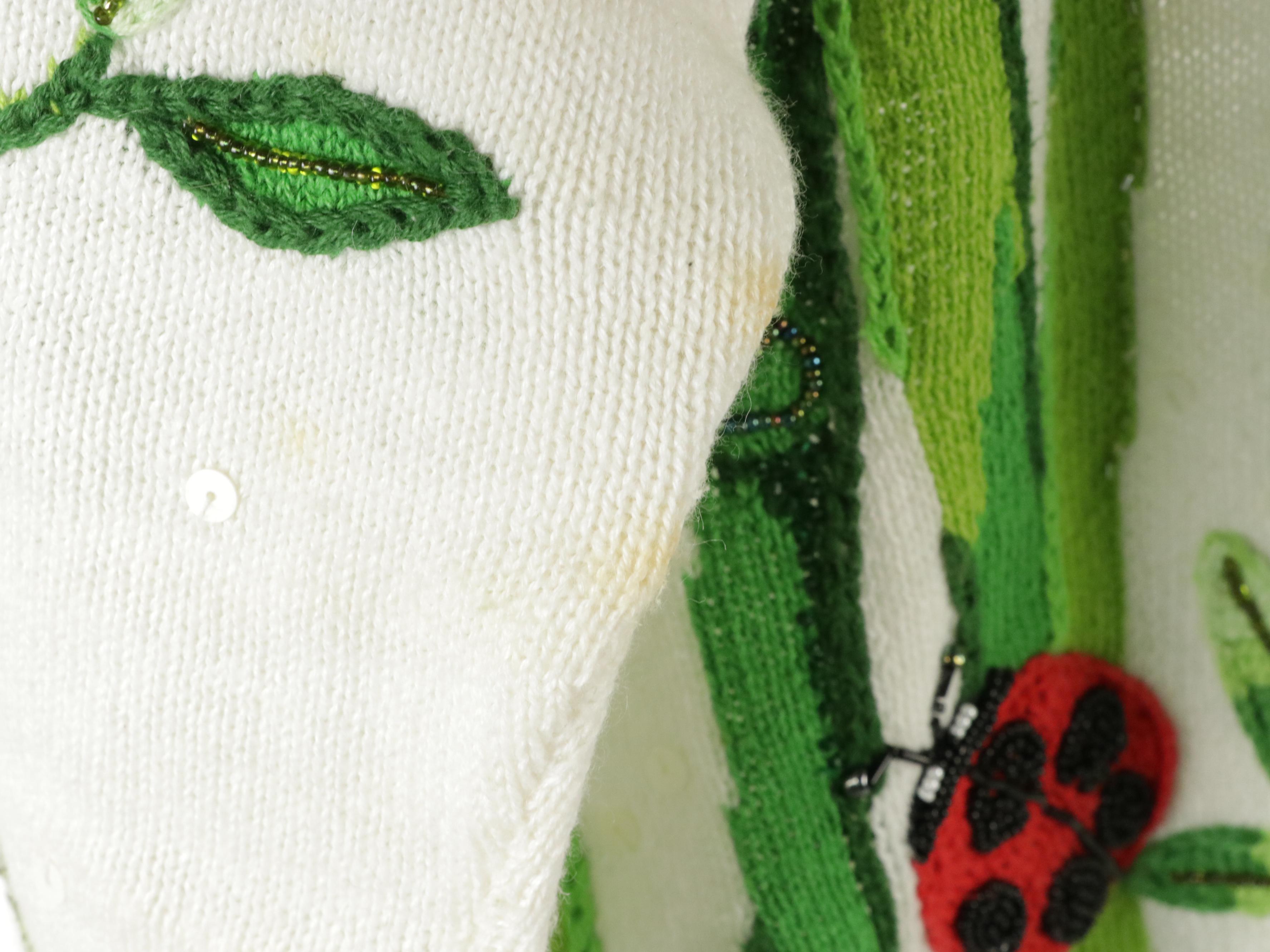 Ladybug Embellished, Embroidered Giraffe and Halloween-Themed Cardigan Sweaters