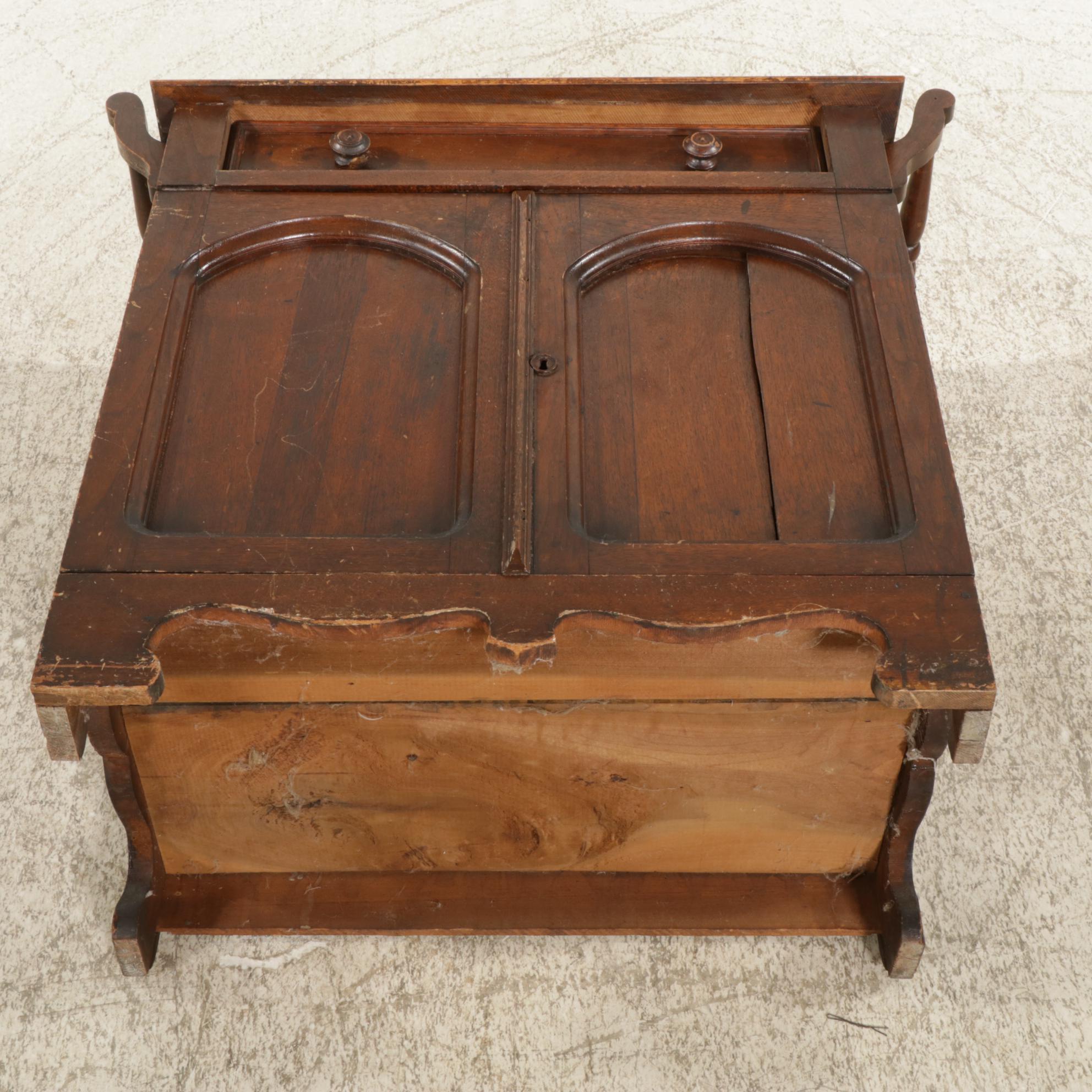 Walnut Washstand, Late 19th to Early 20th Century