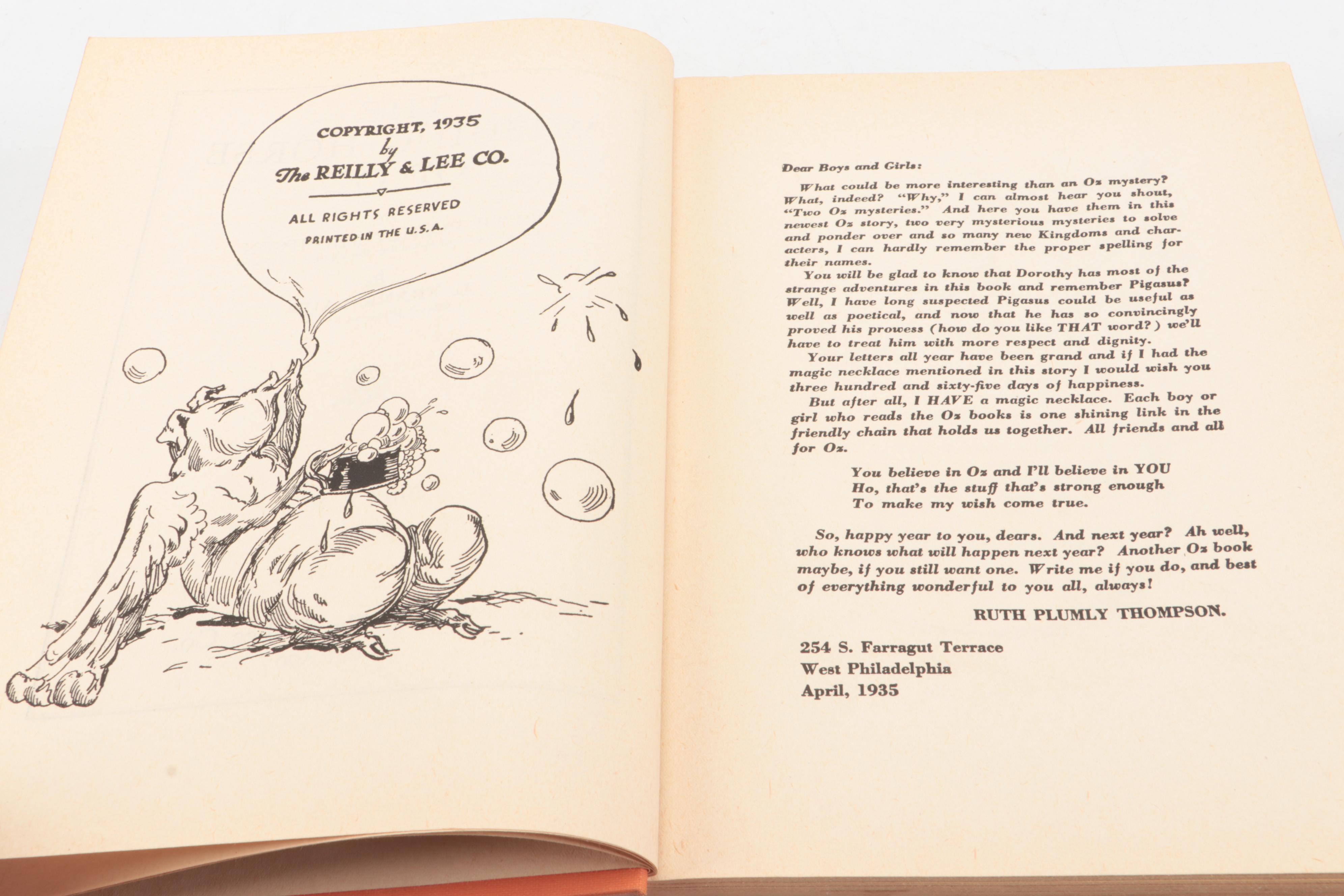 John R. Neill Illustrated "The Wishing Horse of Oz" by Ruth Plumly Thompson