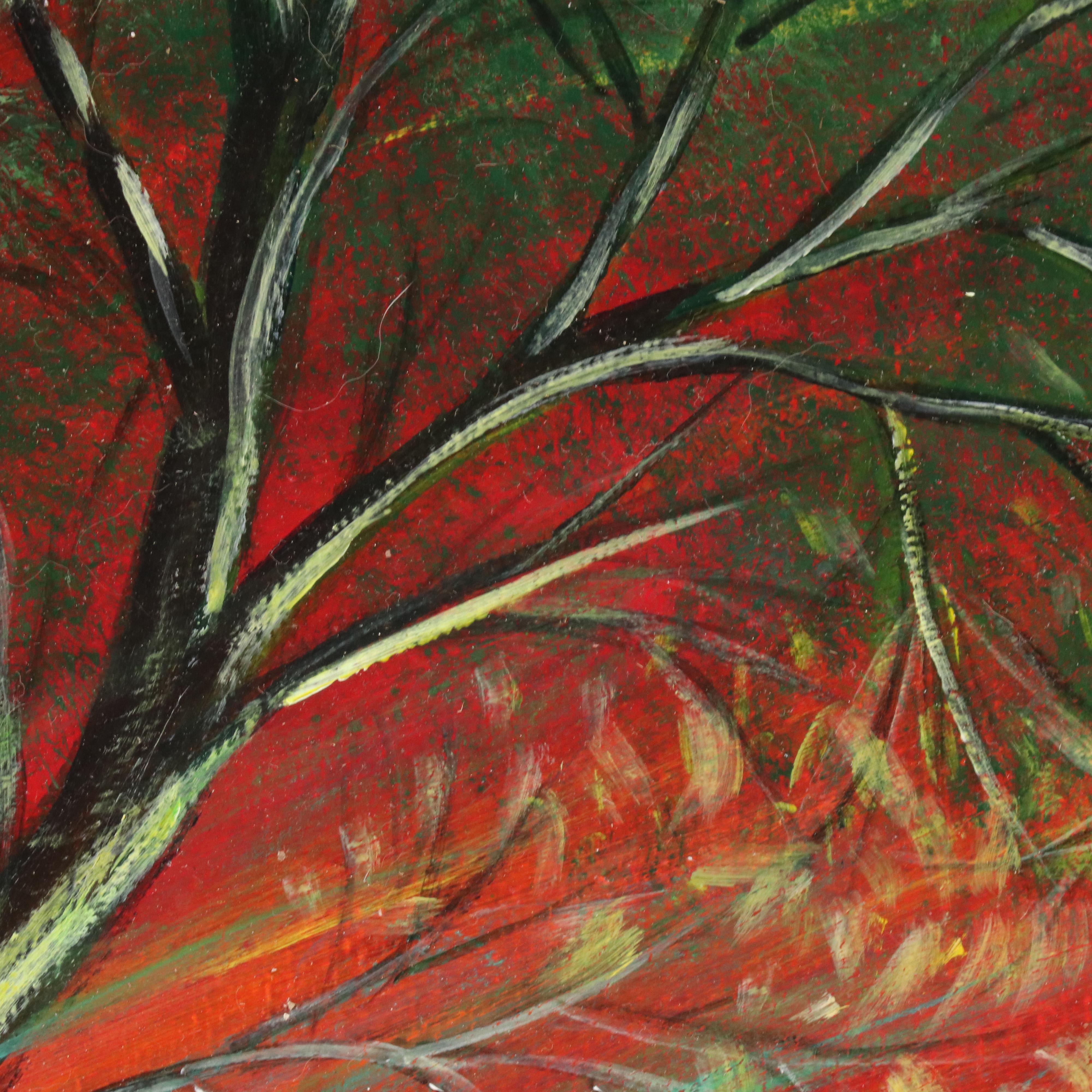 Lanson Sunset Acrylic Painting