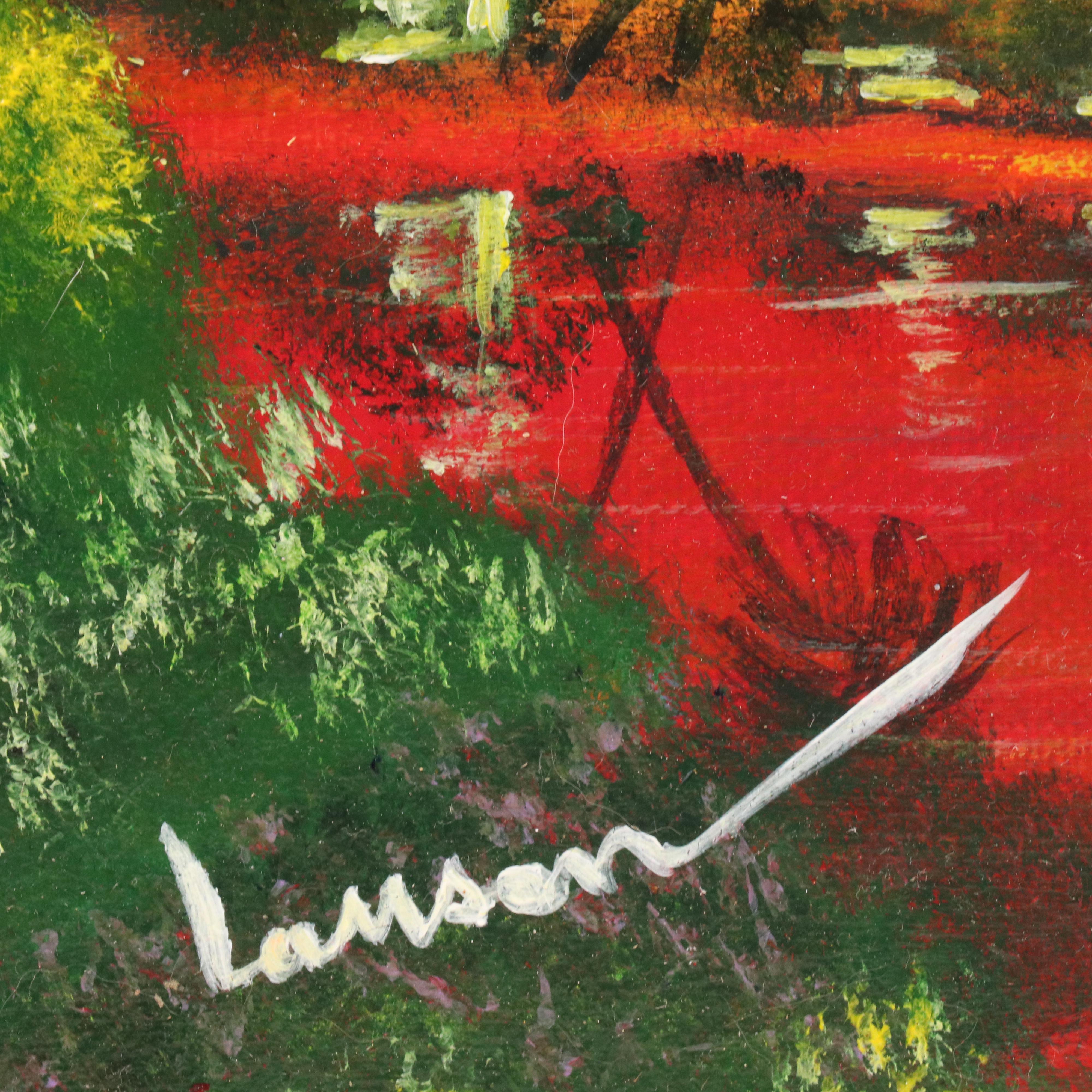 Lanson Sunset Acrylic Painting