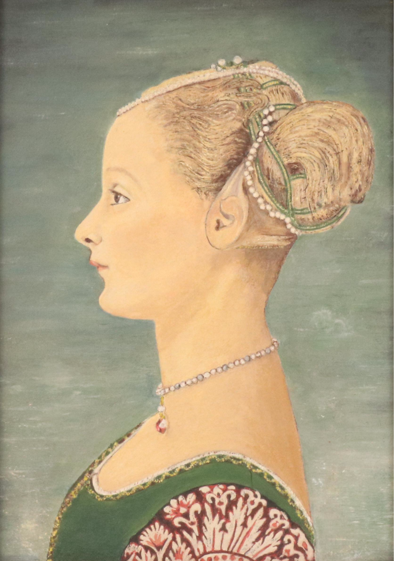 Mildred Regan Acrylic Painting After Antonio Del Pollaiuolo