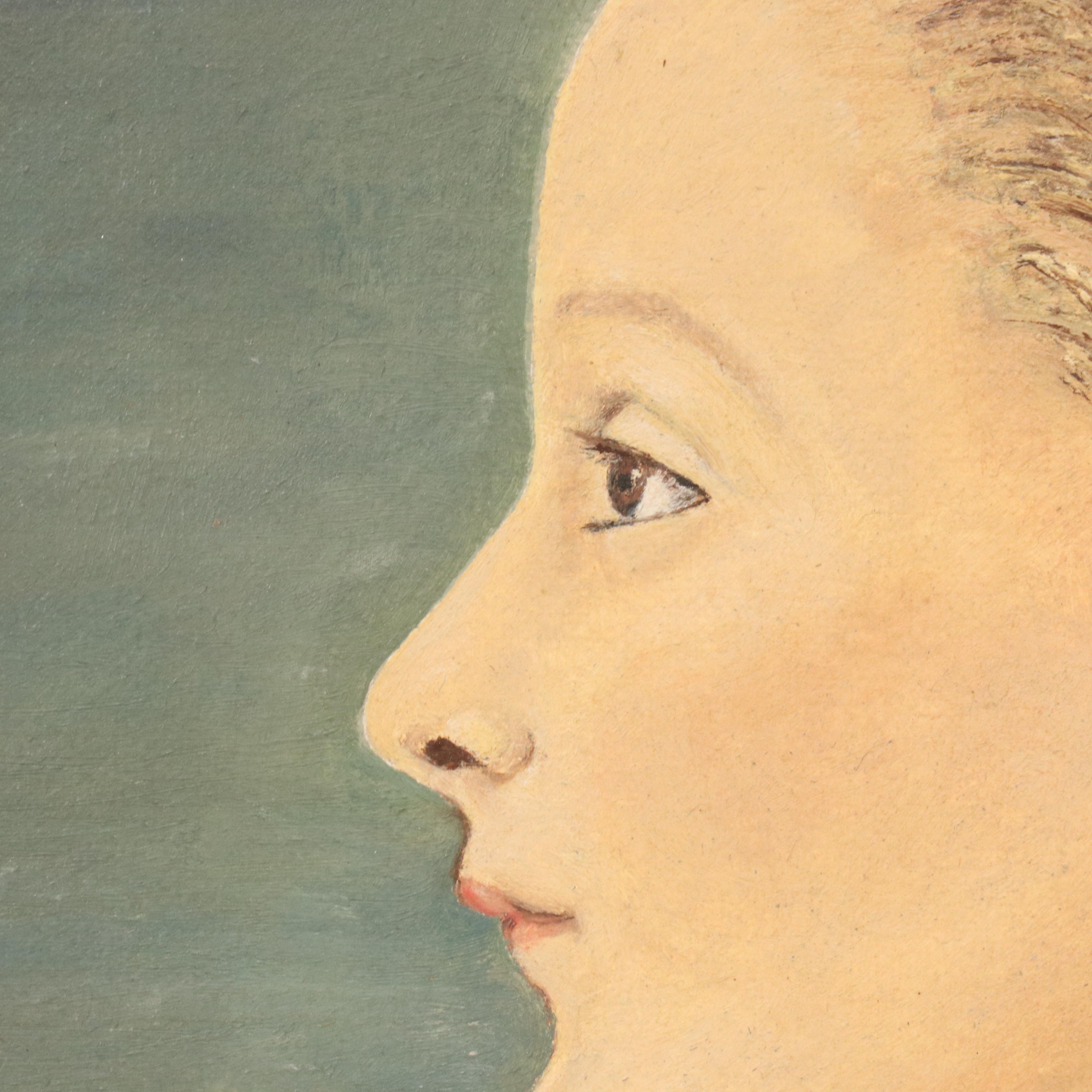 Mildred Regan Acrylic Painting After Antonio Del Pollaiuolo