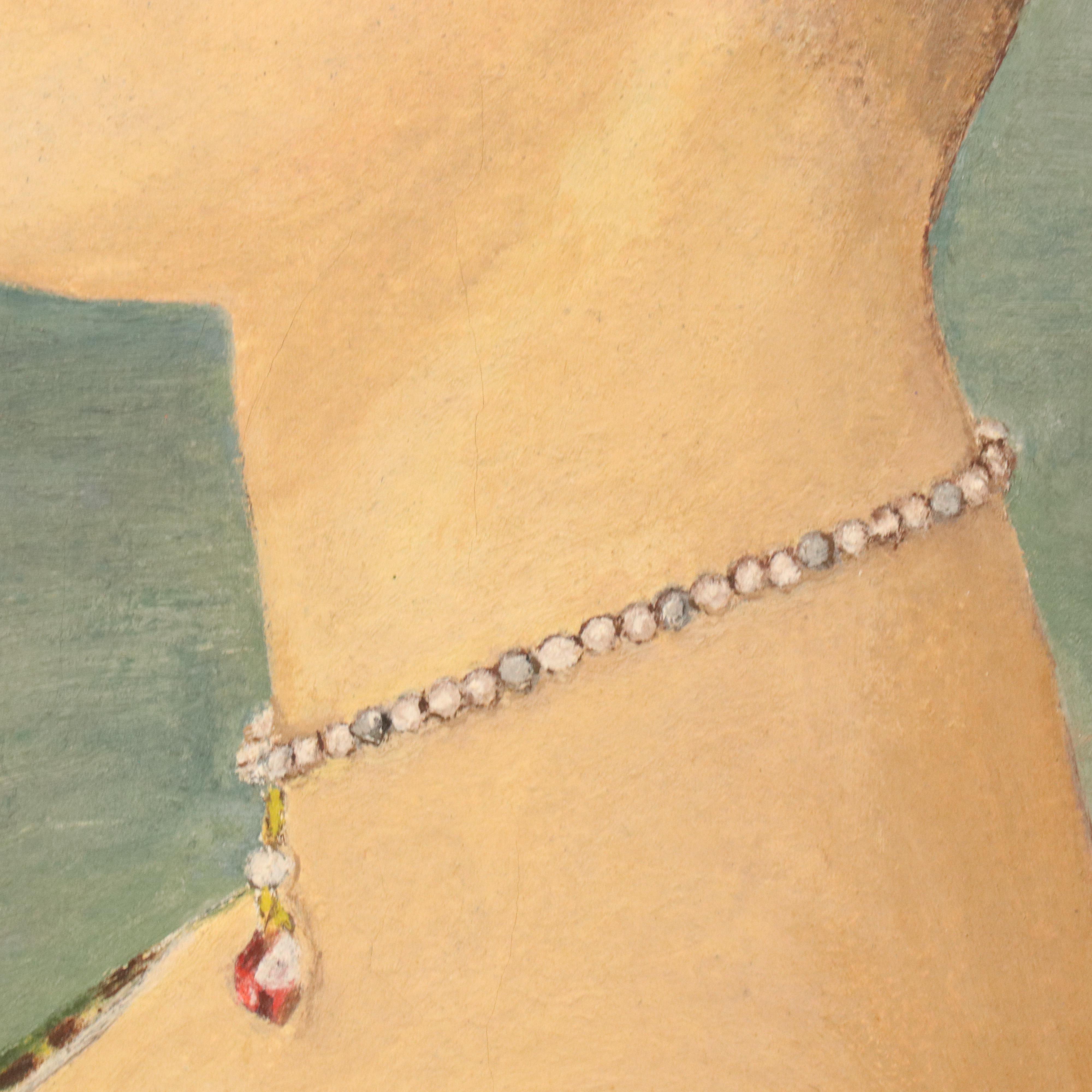 Mildred Regan Acrylic Painting After Antonio Del Pollaiuolo