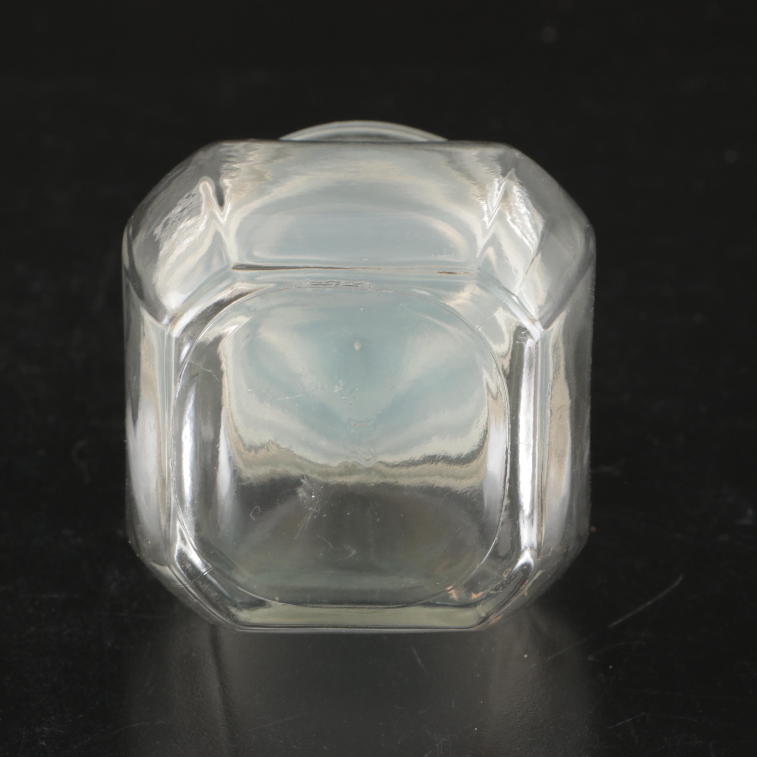 Vintage Glass Apothecary Jars with Other Lidded Glass Storage Jars