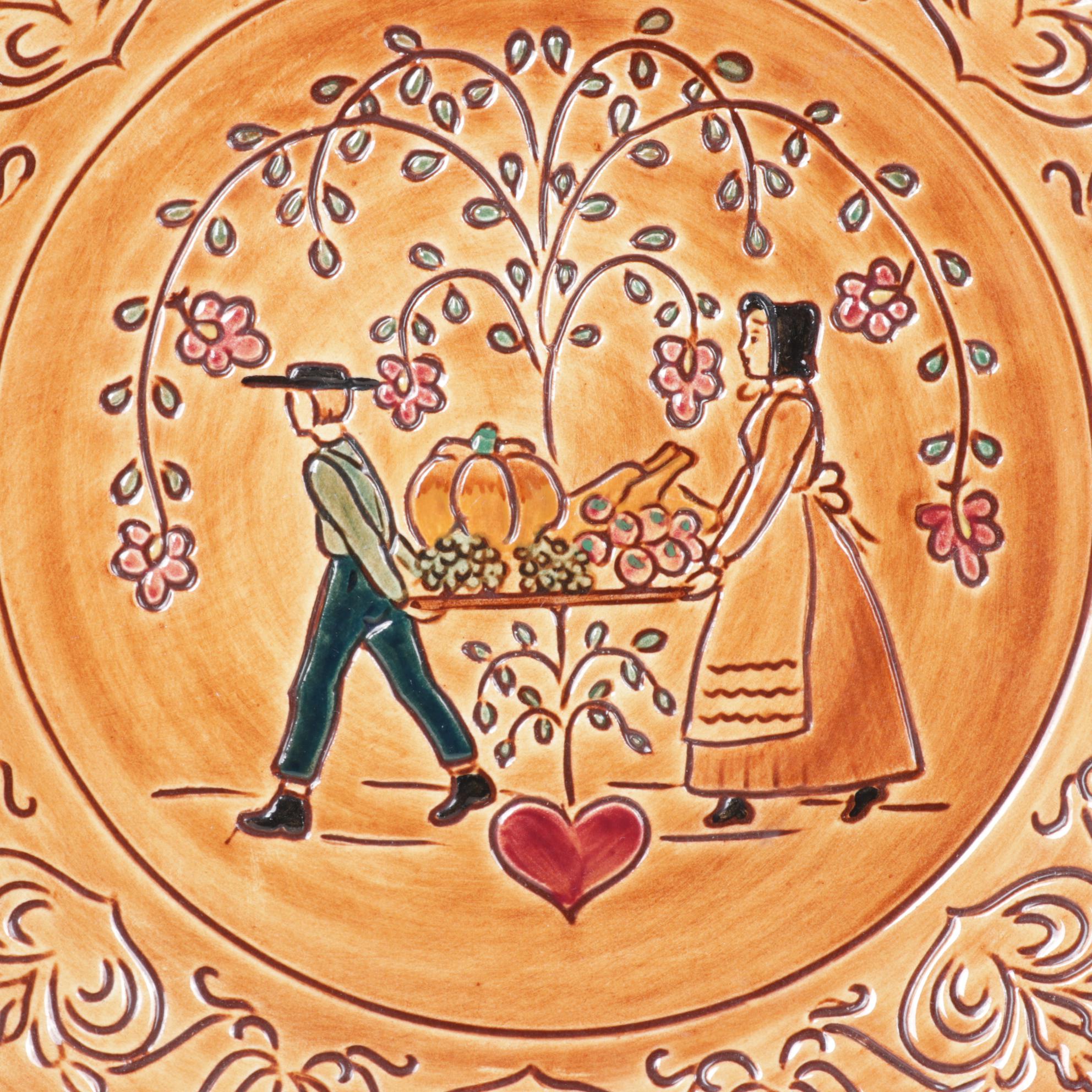 Hand-Painted Portuguese Lattice Plate & More