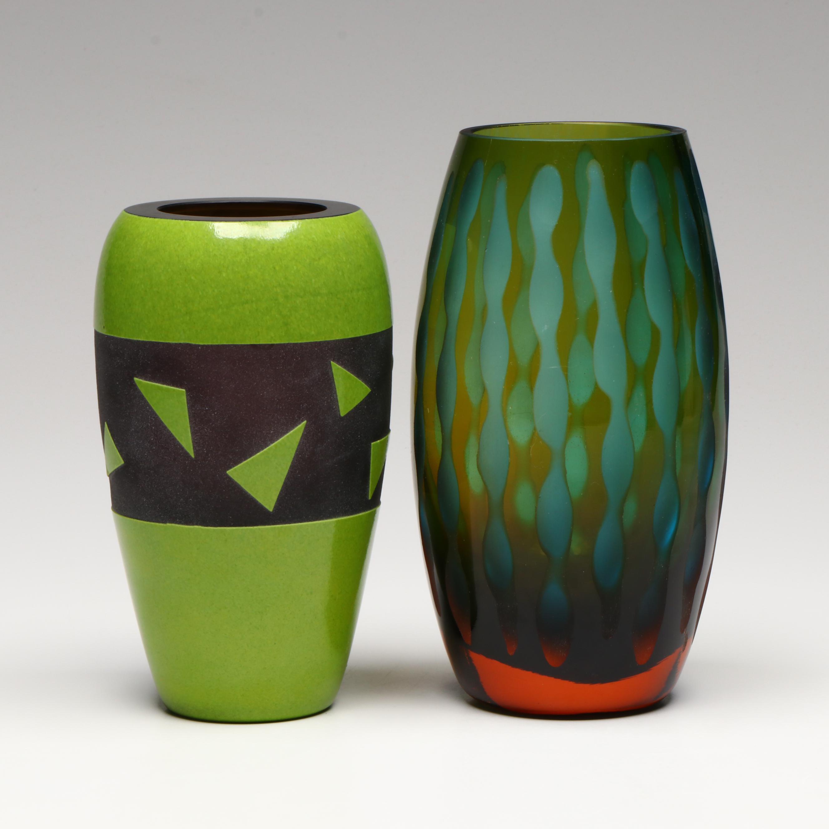 Contemporary Art Glass Vases