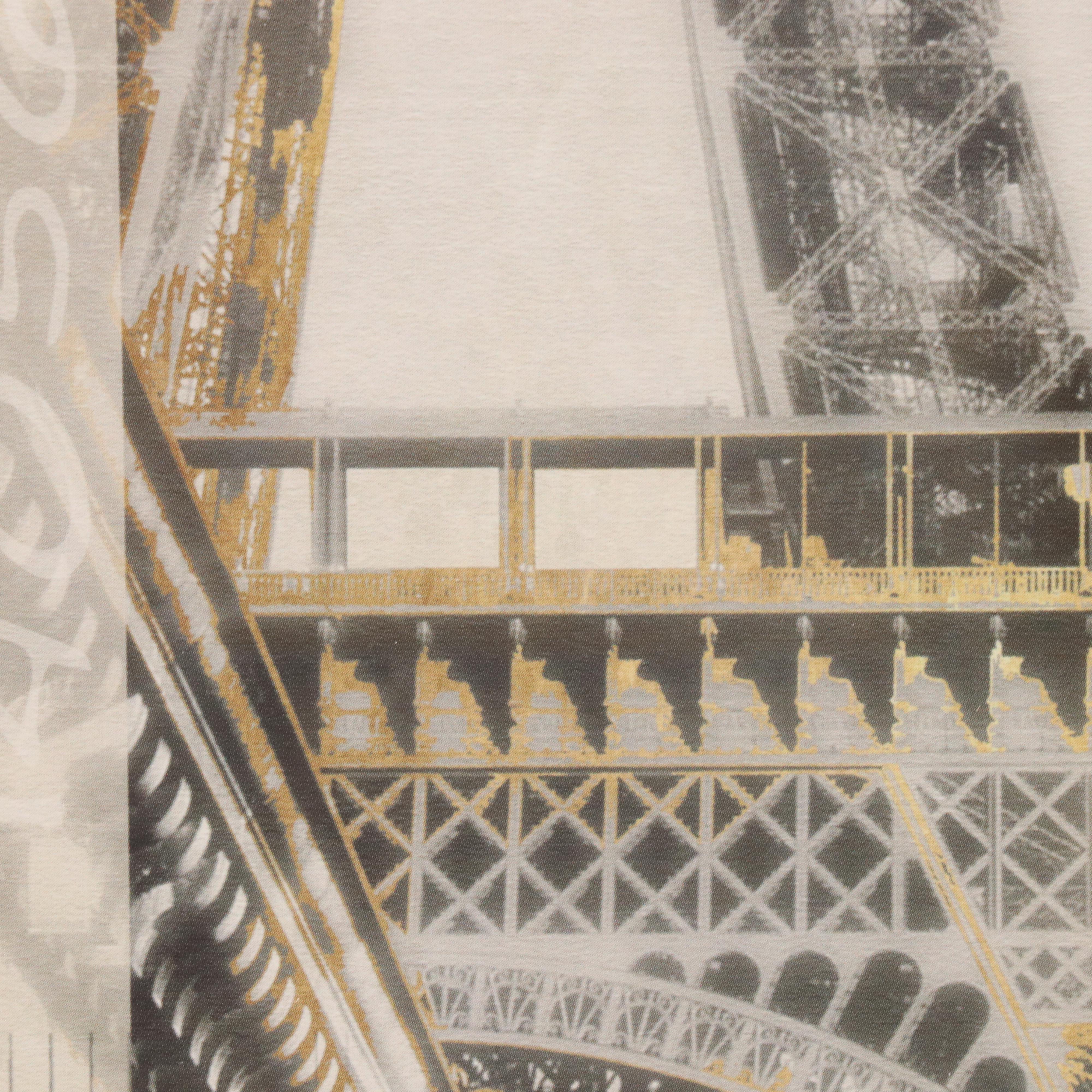 Offset Lithographs of Big Ben and the Eiffel Tower