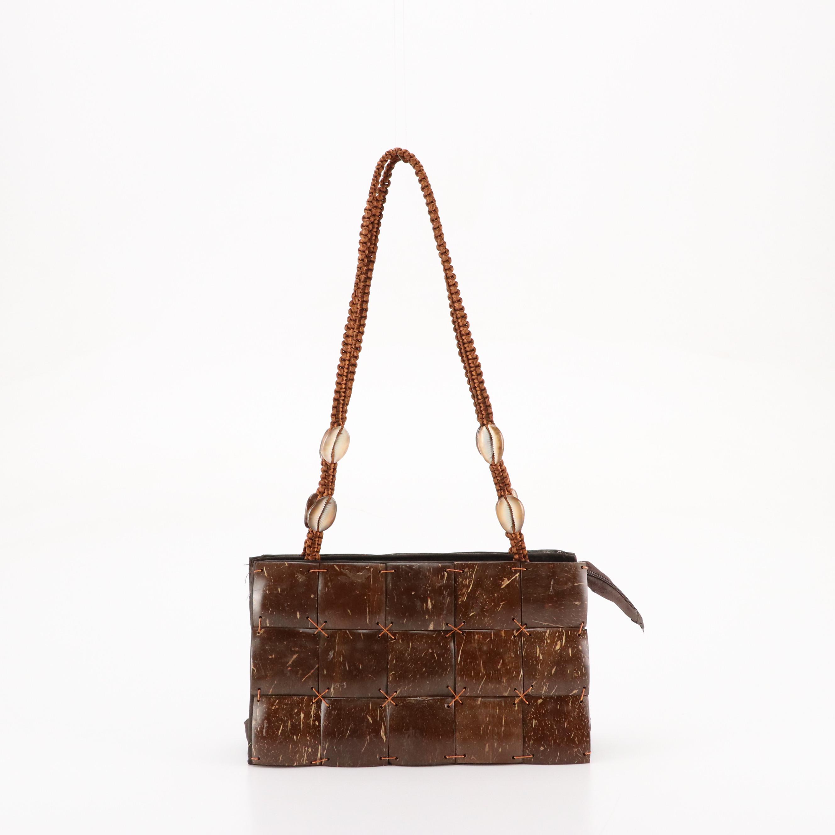 Saks Fifth Ave. Woven Straw Bucket Bag, Square Coconut Shell Crossbodies & More