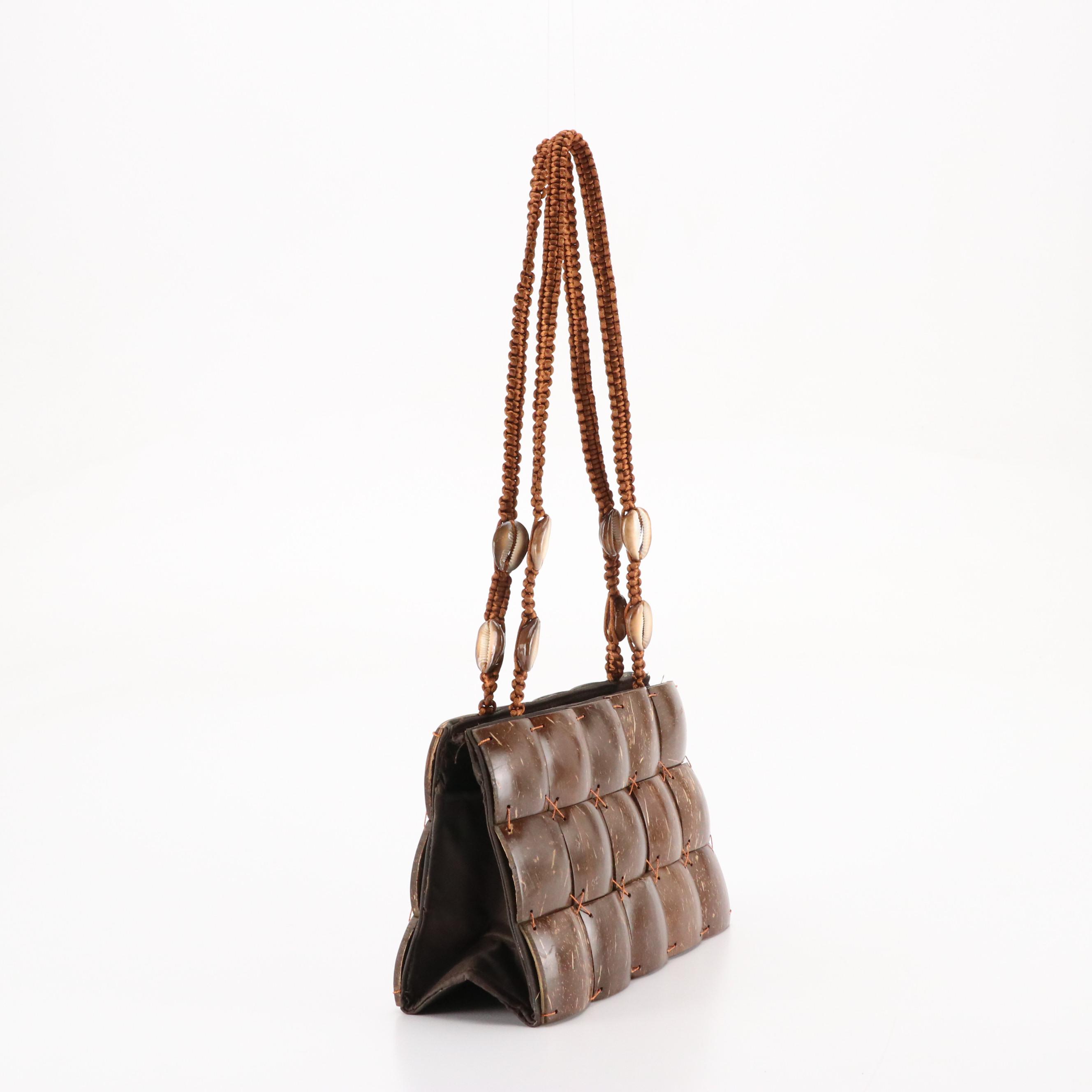 Saks Fifth Ave. Woven Straw Bucket Bag, Square Coconut Shell Crossbodies & More