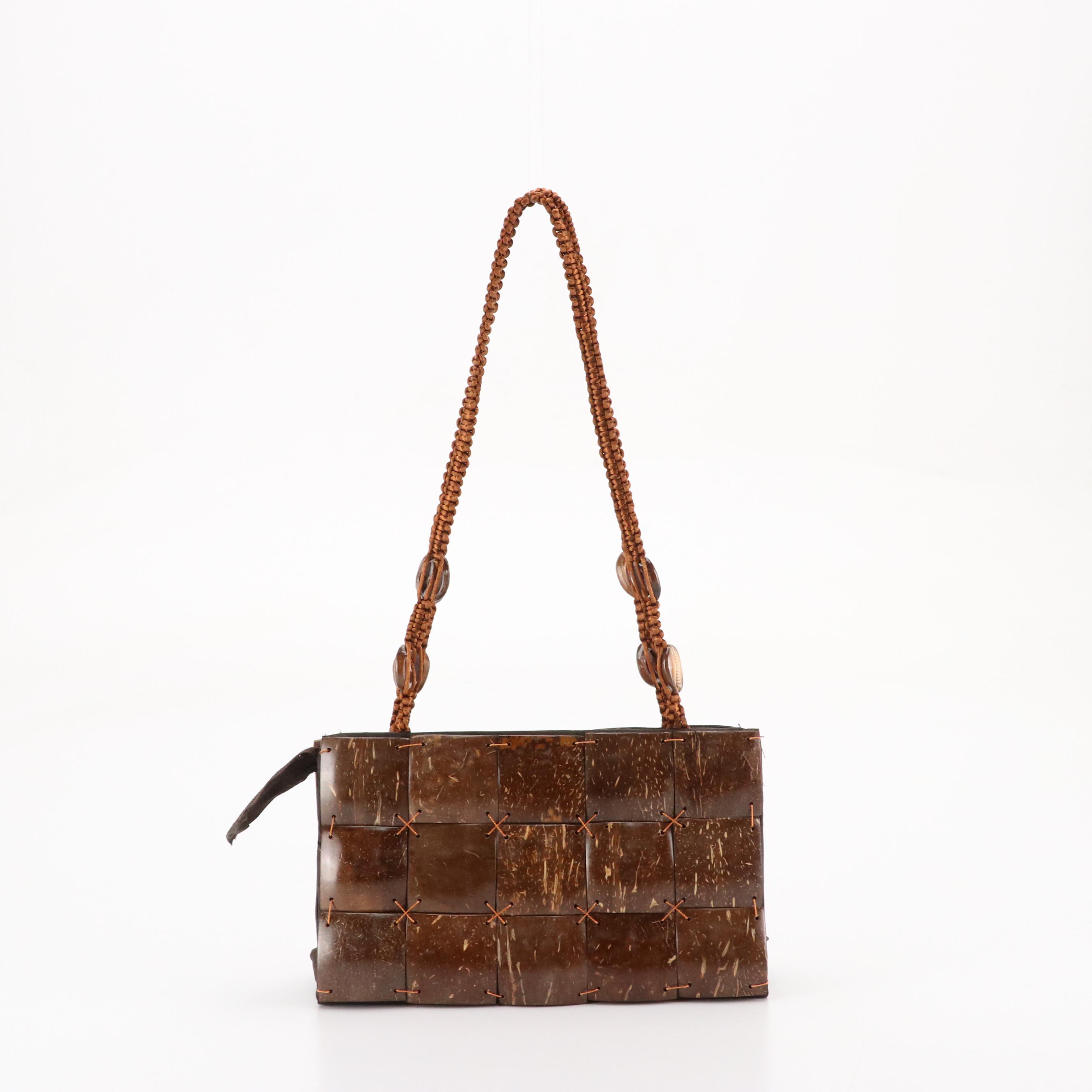 Saks Fifth Ave. Woven Straw Bucket Bag, Square Coconut Shell Crossbodies & More