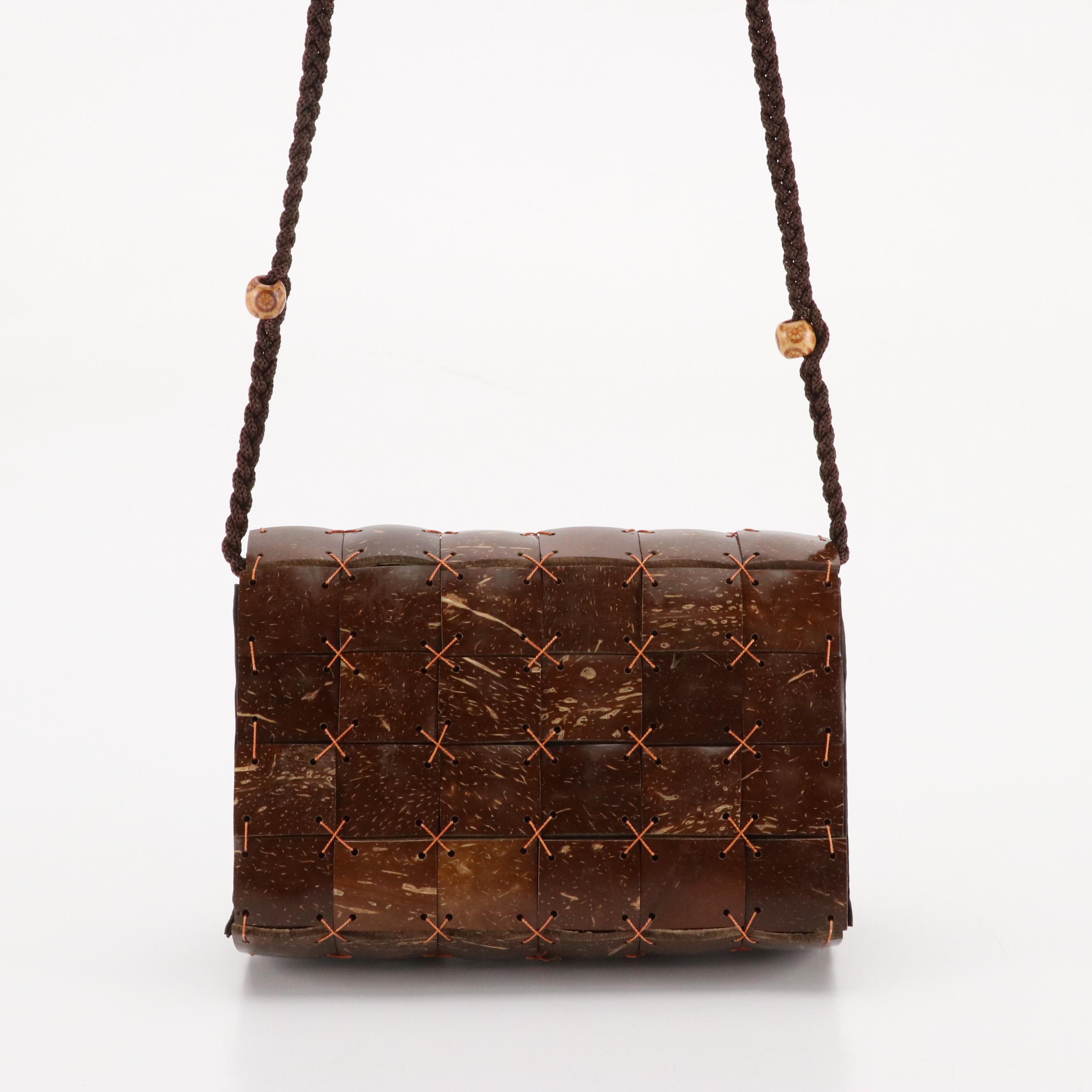 Saks Fifth Ave. Woven Straw Bucket Bag, Square Coconut Shell Crossbodies & More