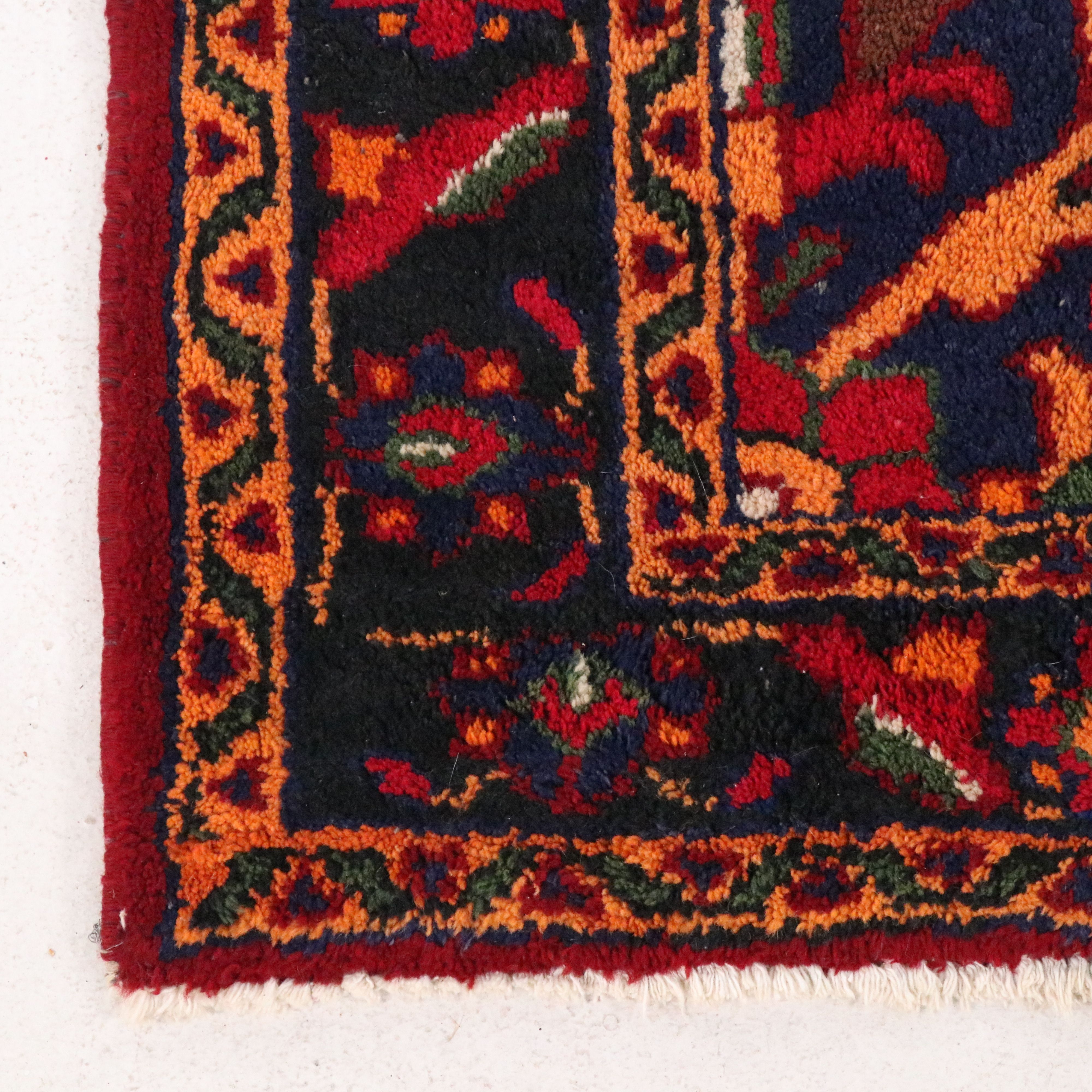 3'11 x 10'2 Hand-Knotted Persian Mehriban Long Rug