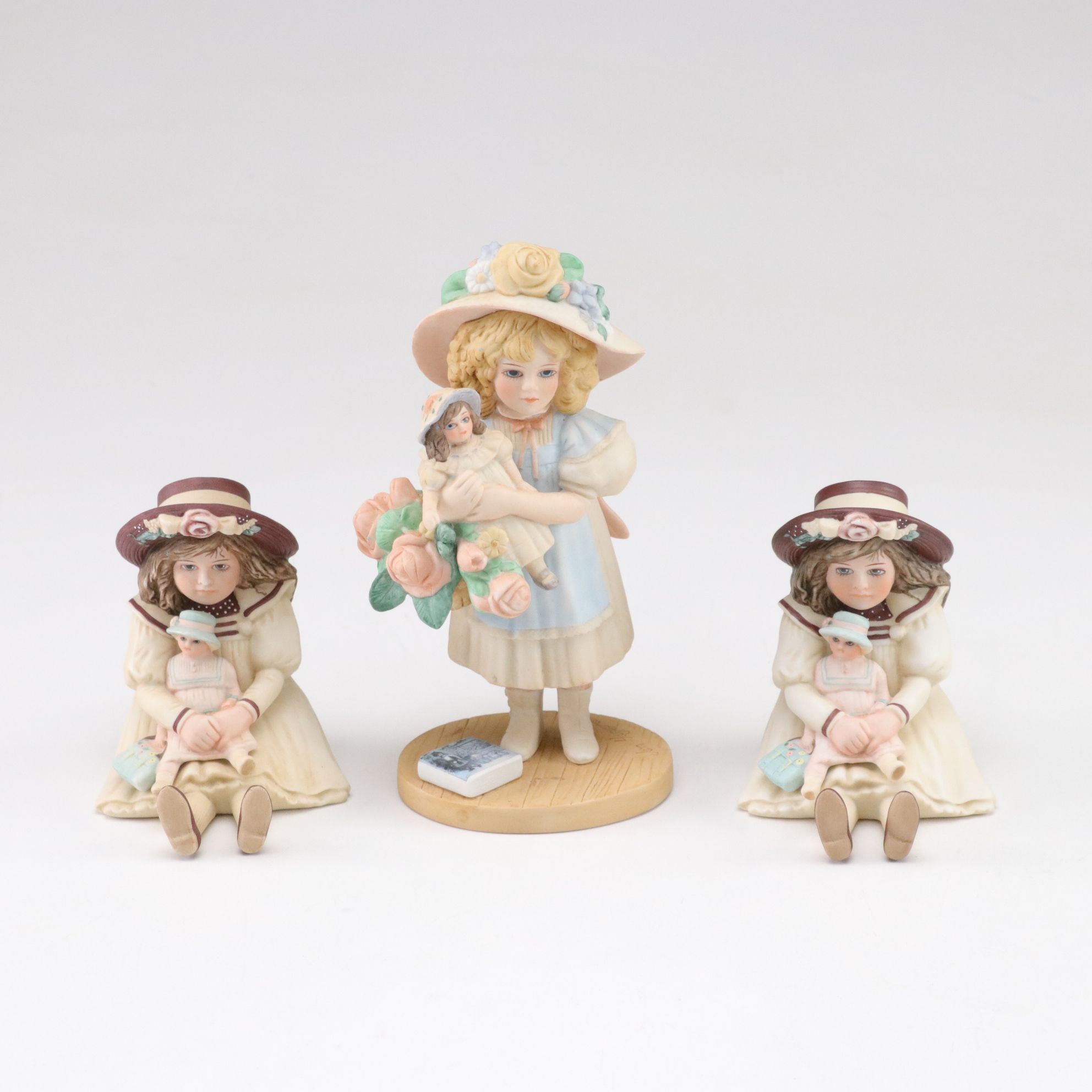 Jan Hagara Bisque Porcelain Figurines Including "Barbara", "Mattie", and More