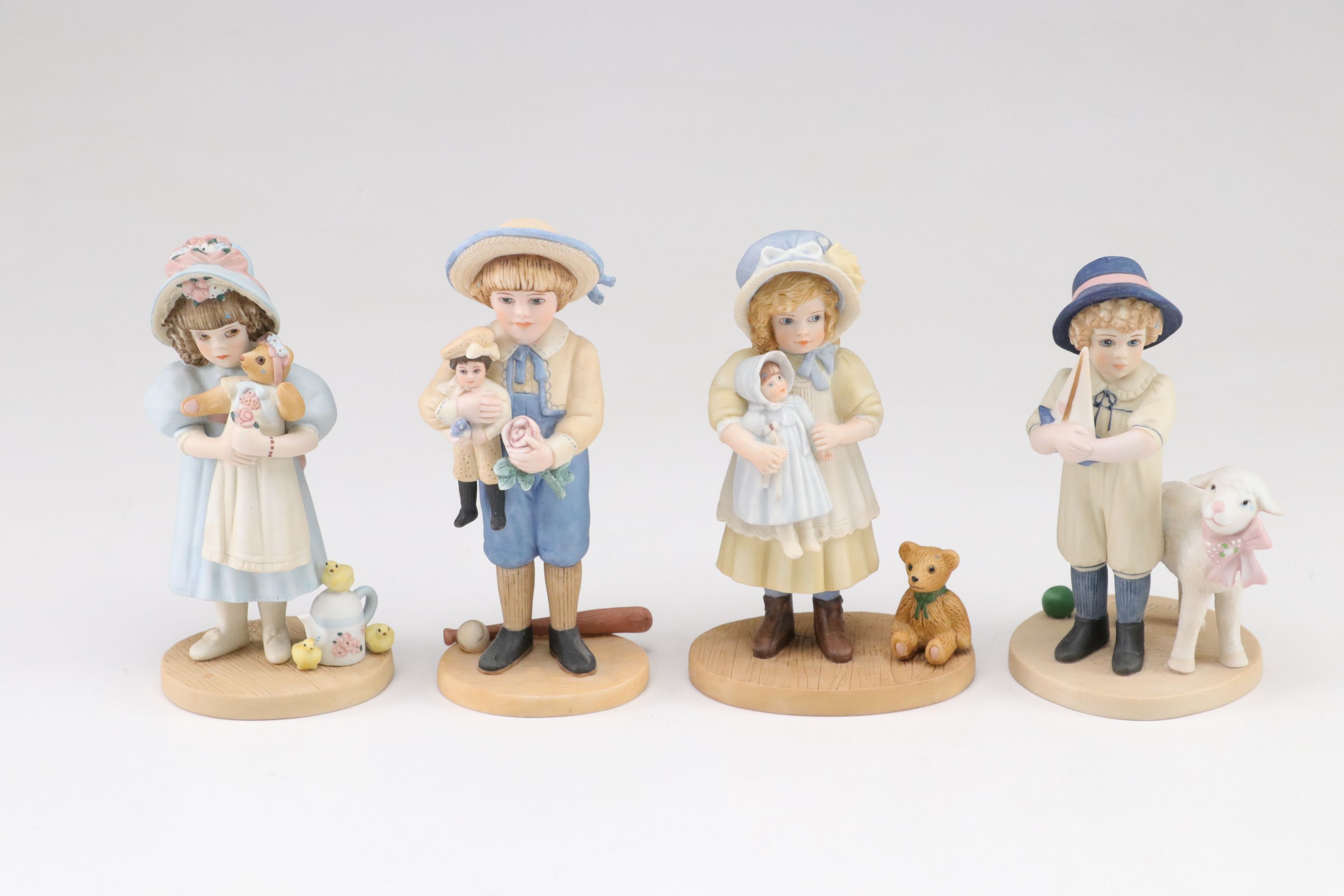 Jan Hagara Bisque Porcelain Figurines Including "Barbara", "Mattie", and More