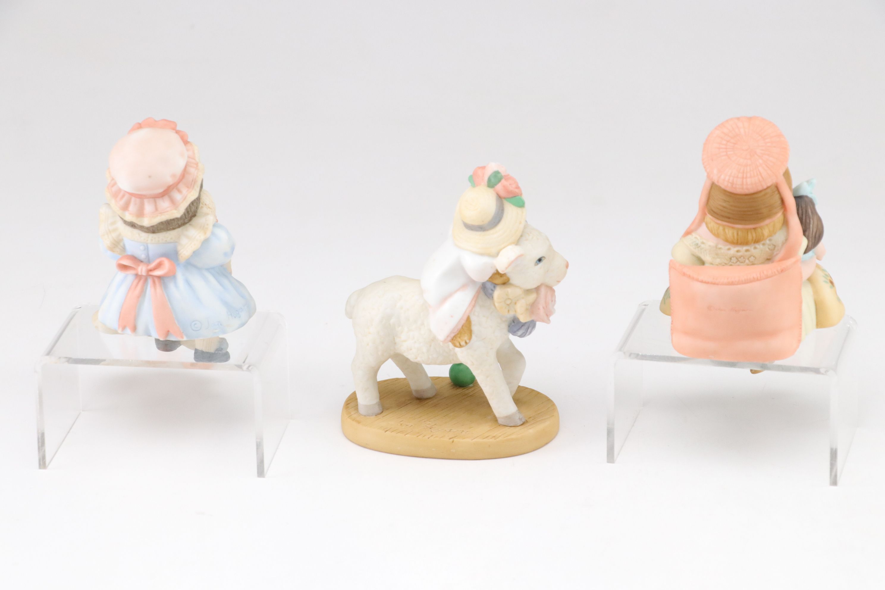 Jan Hagara Bisque Porcelain Figurines Including "Barbara", "Mattie", and More