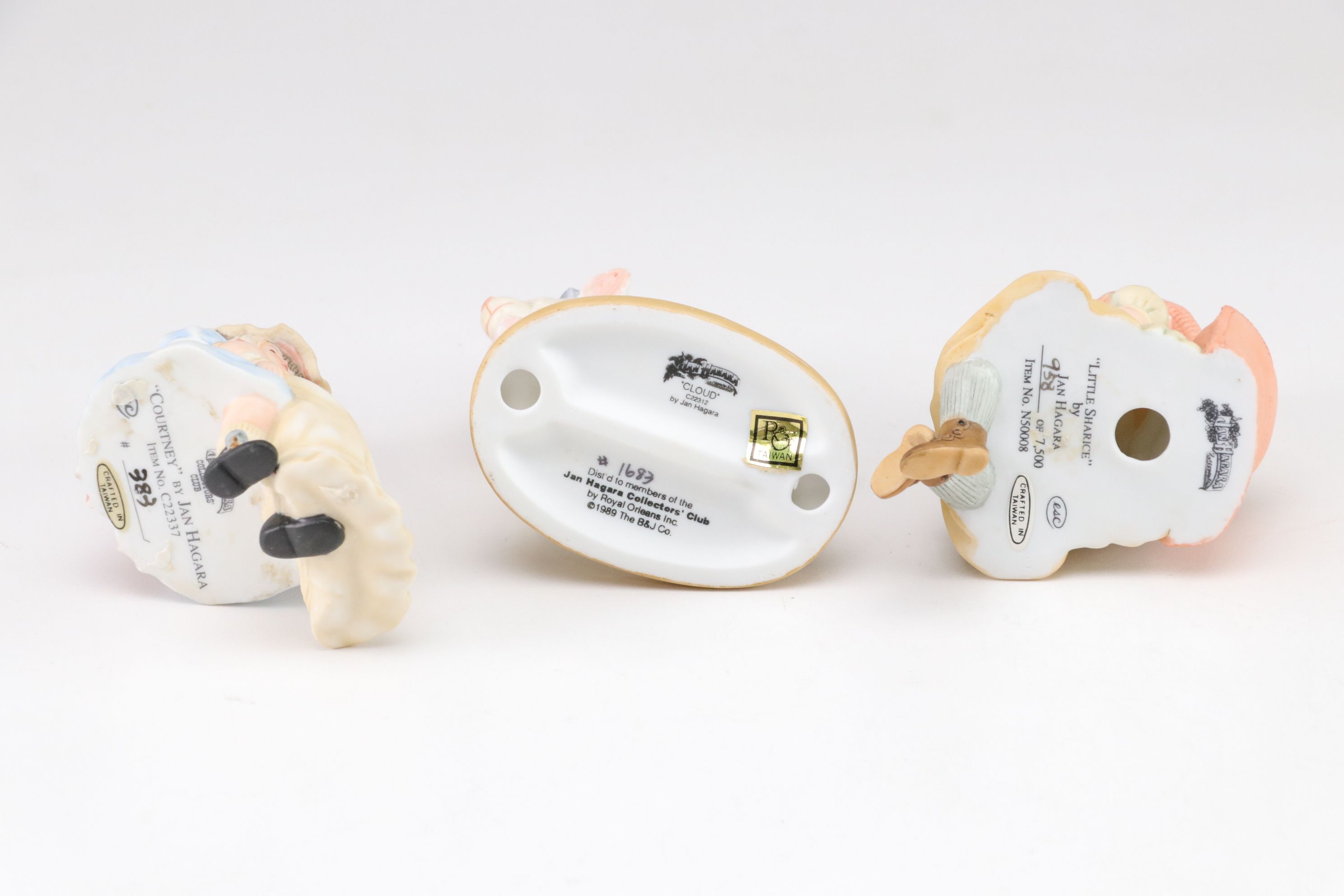 Jan Hagara Bisque Porcelain Figurines Including "Barbara", "Mattie", and More