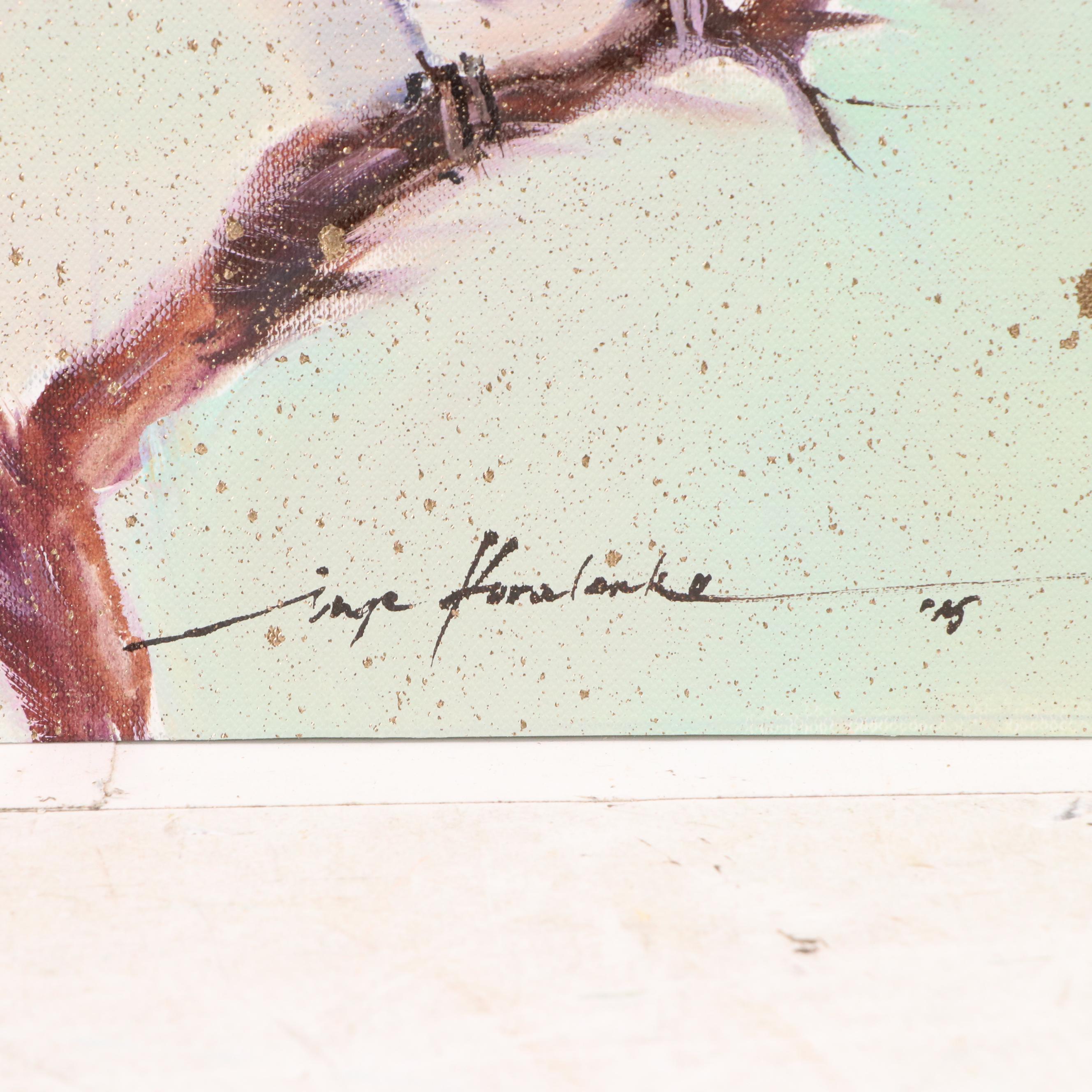 Inga Kovalenko Oil Painting of Bird, 2025