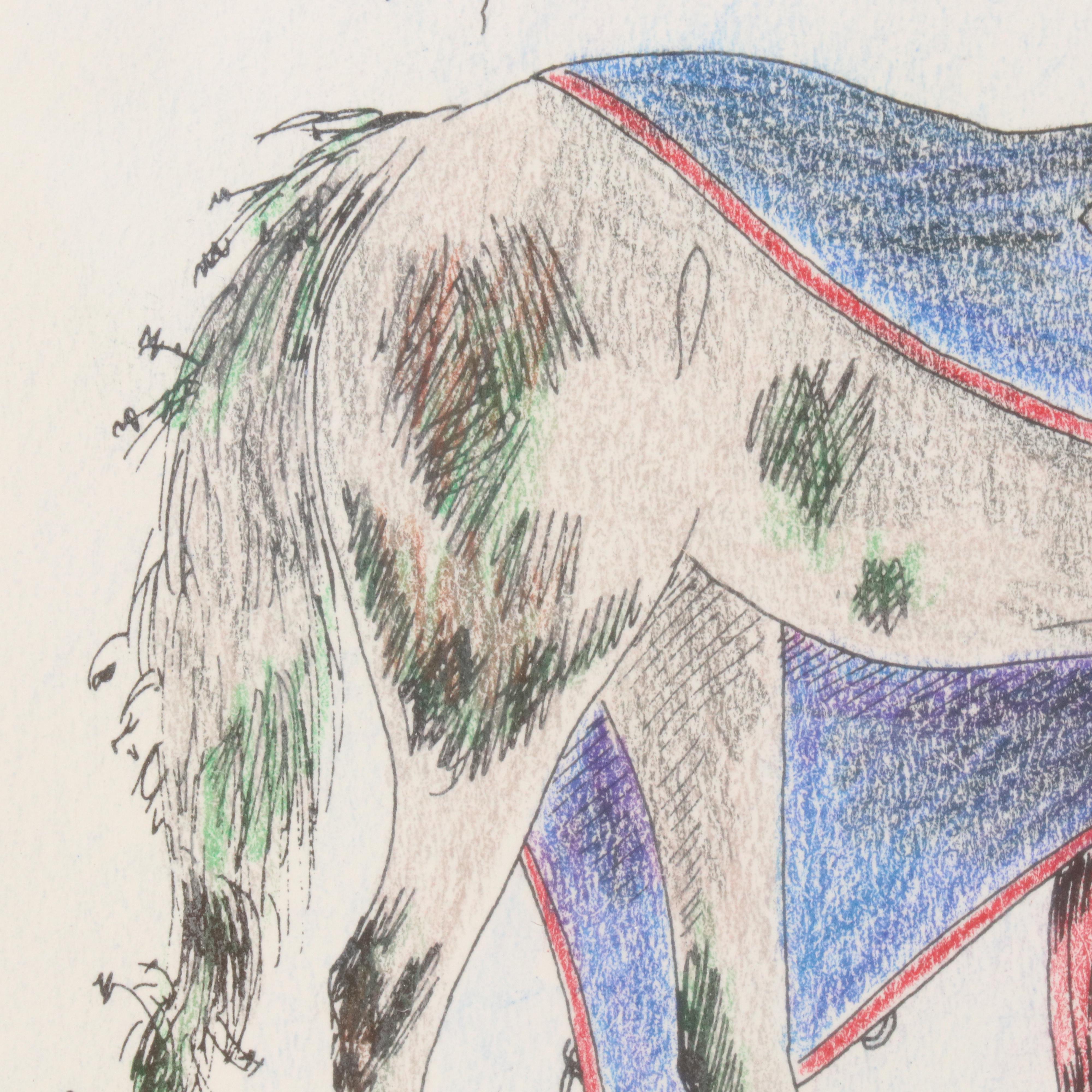 Equestrian Offset and Halftone Prints