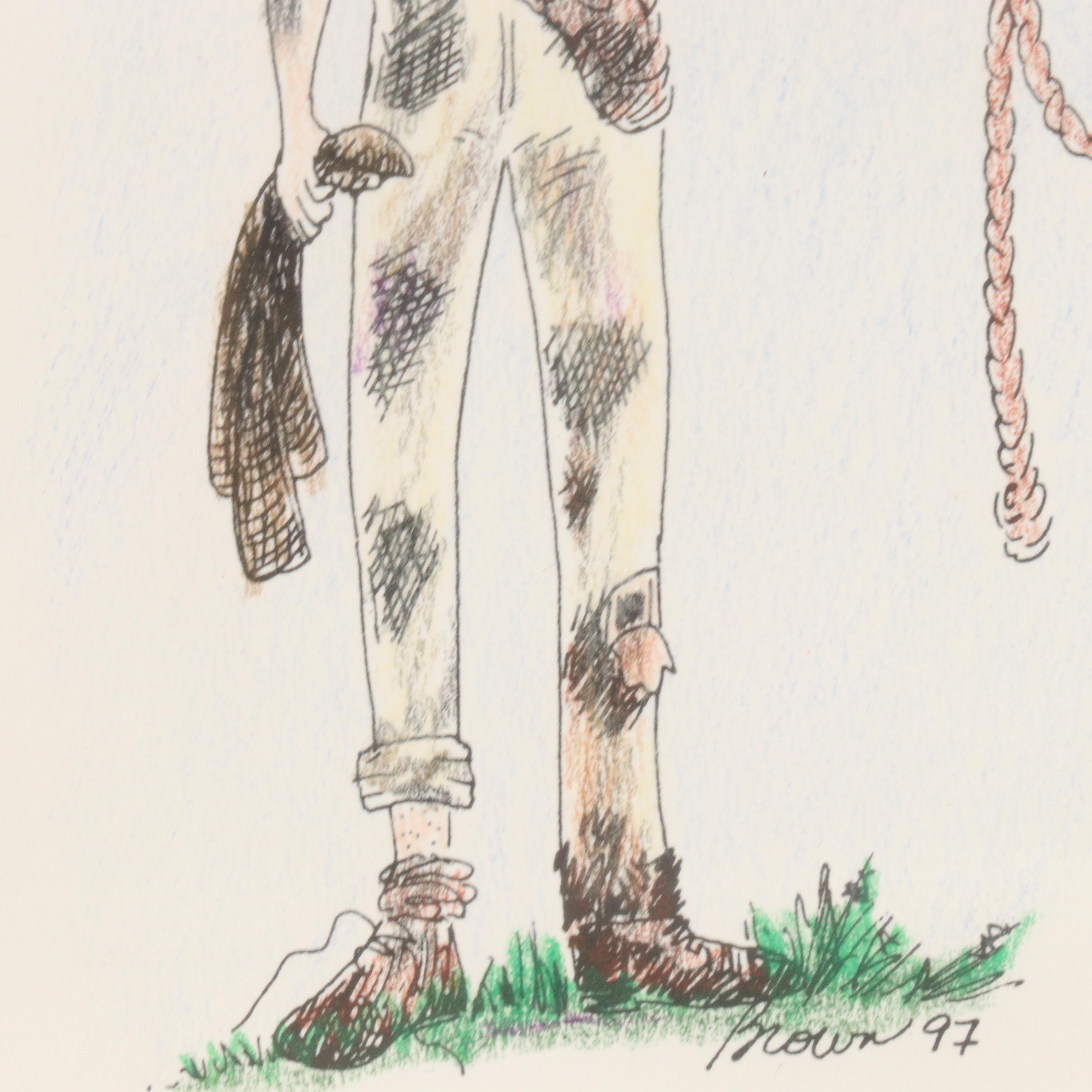 Equestrian Offset and Halftone Prints