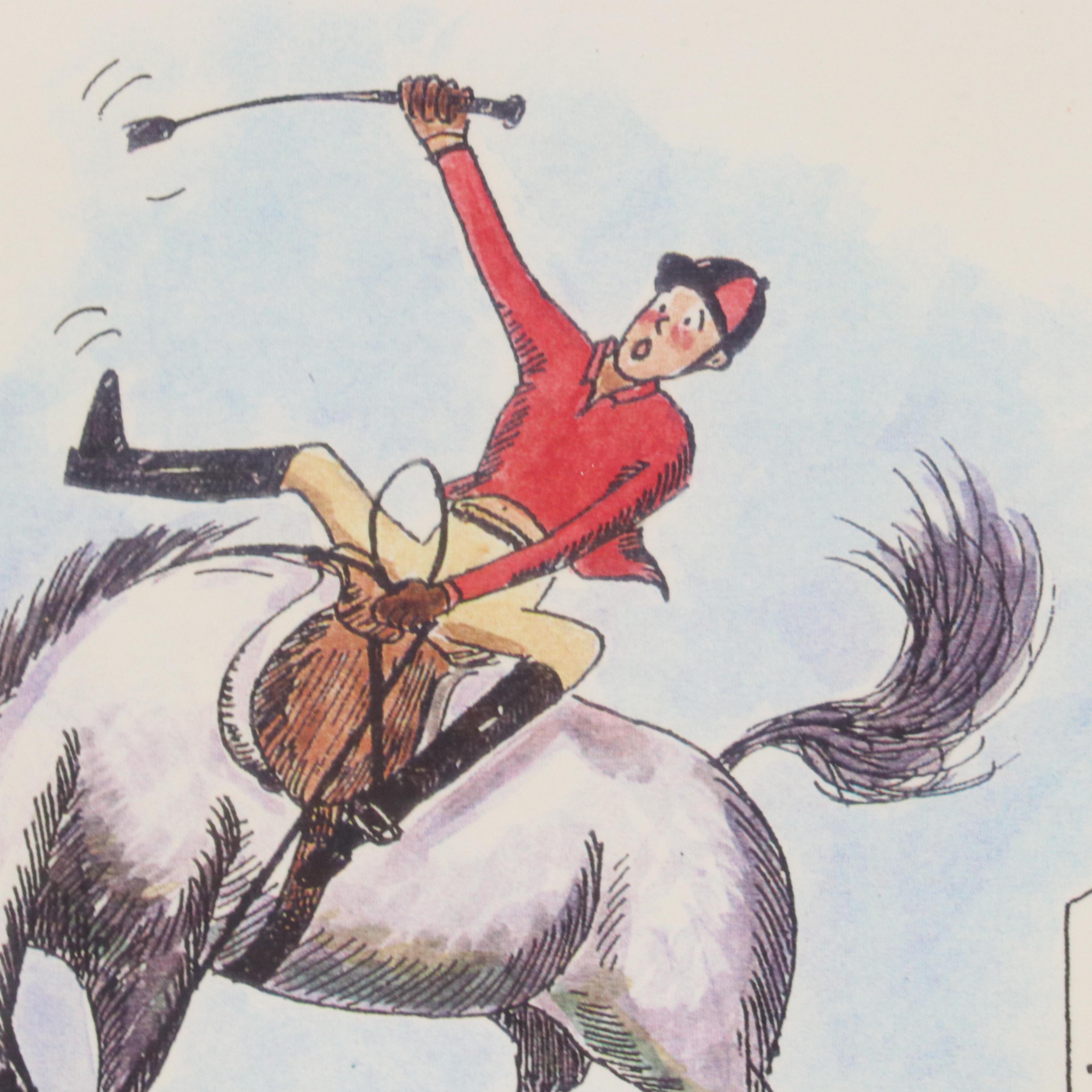 Equestrian Offset and Halftone Prints