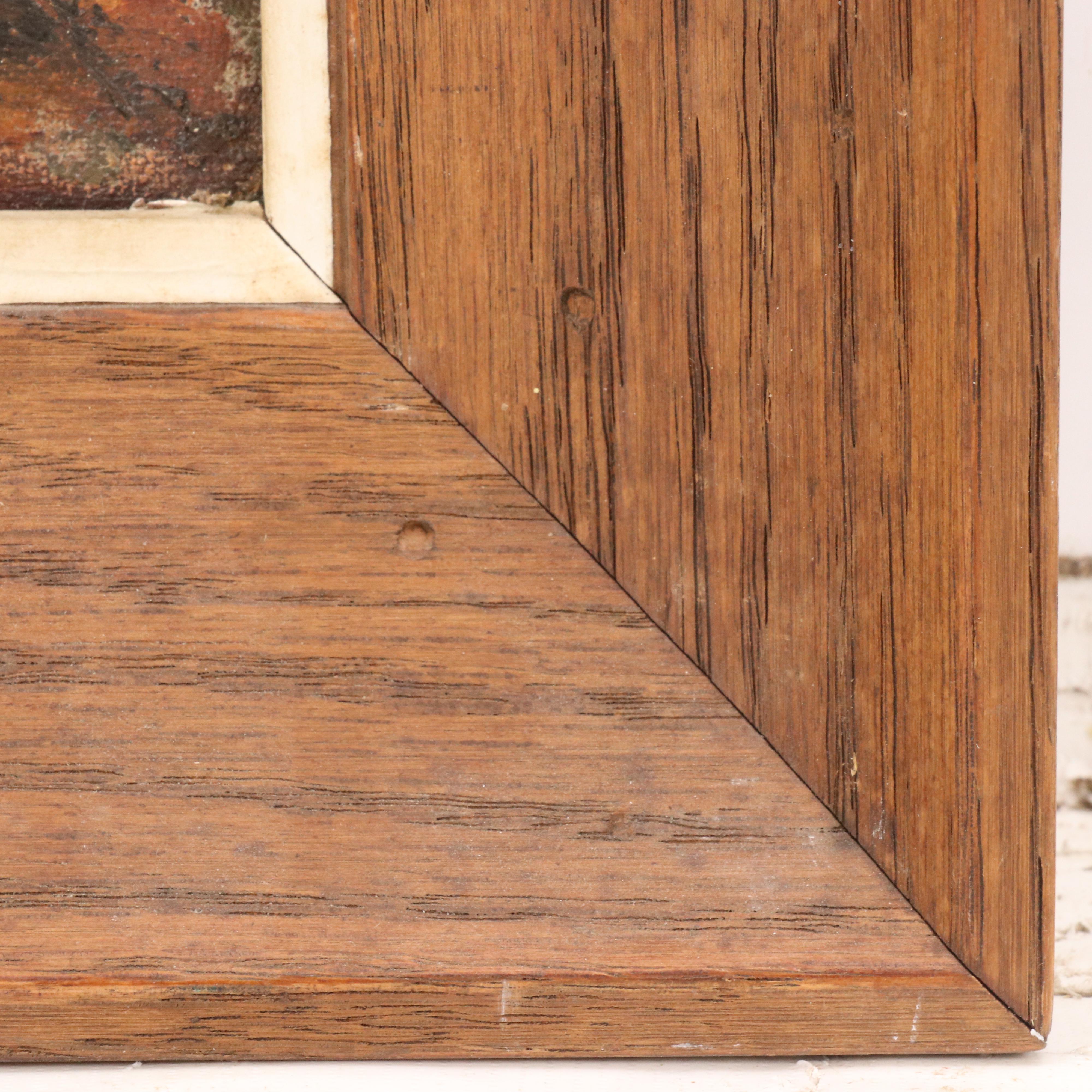 Impasto Oil Painting of Woman by the Sea