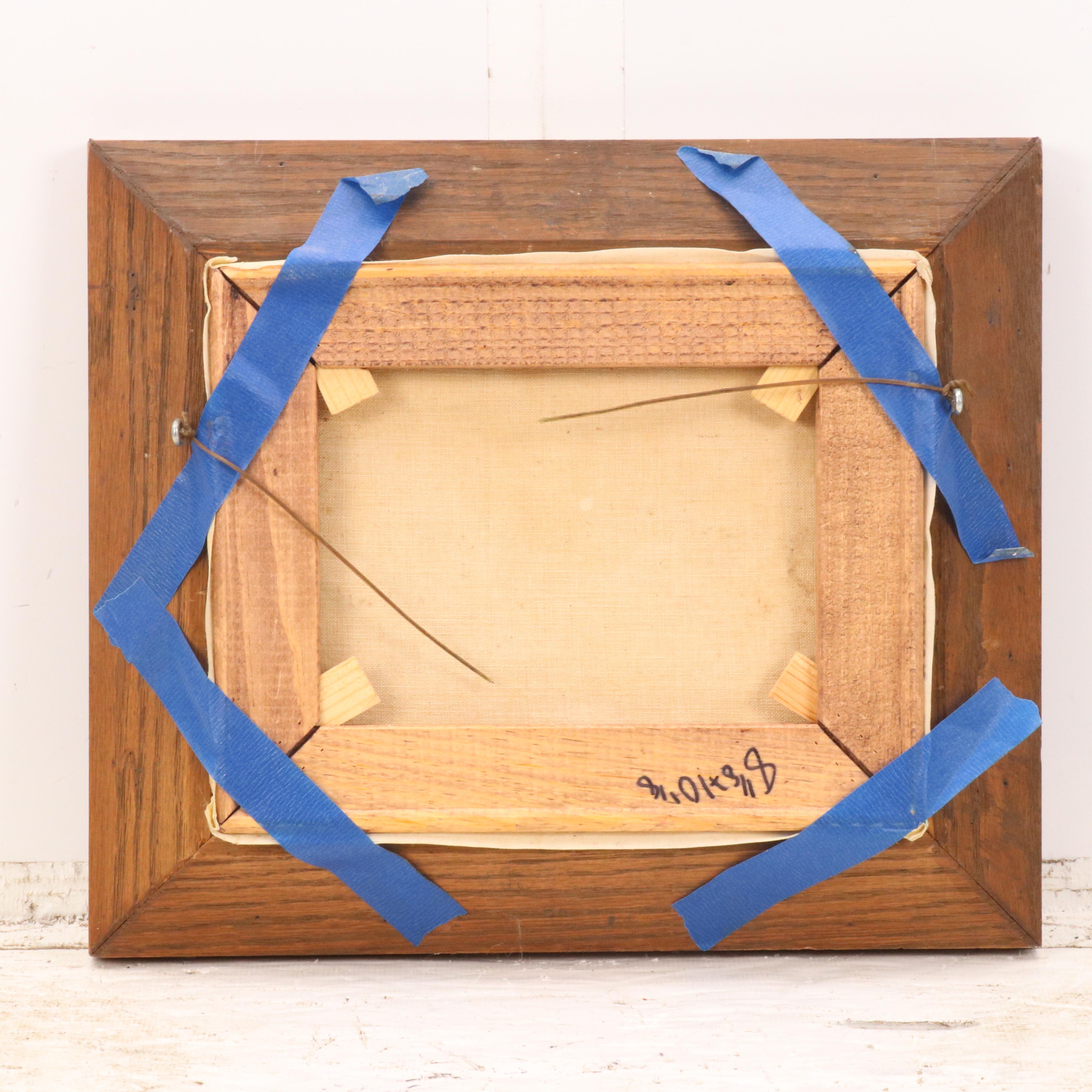 Impasto Oil Painting of Woman by the Sea