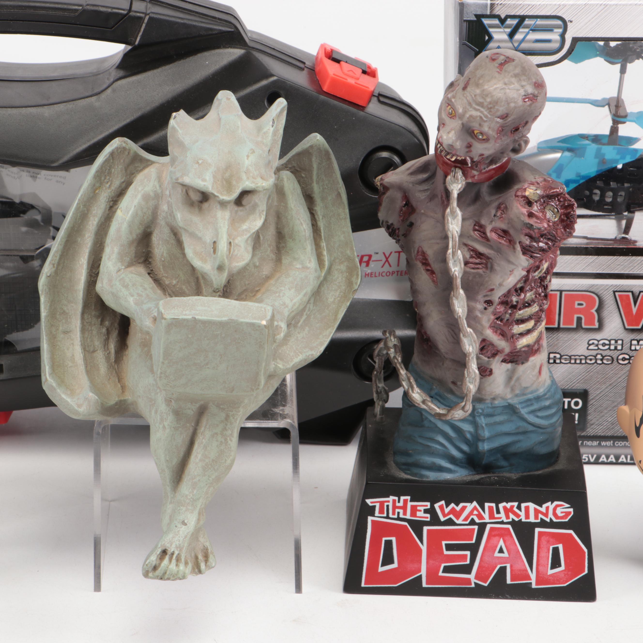 Black Spider-XT Wireless Helicopter with More Contemporary Toys and Books