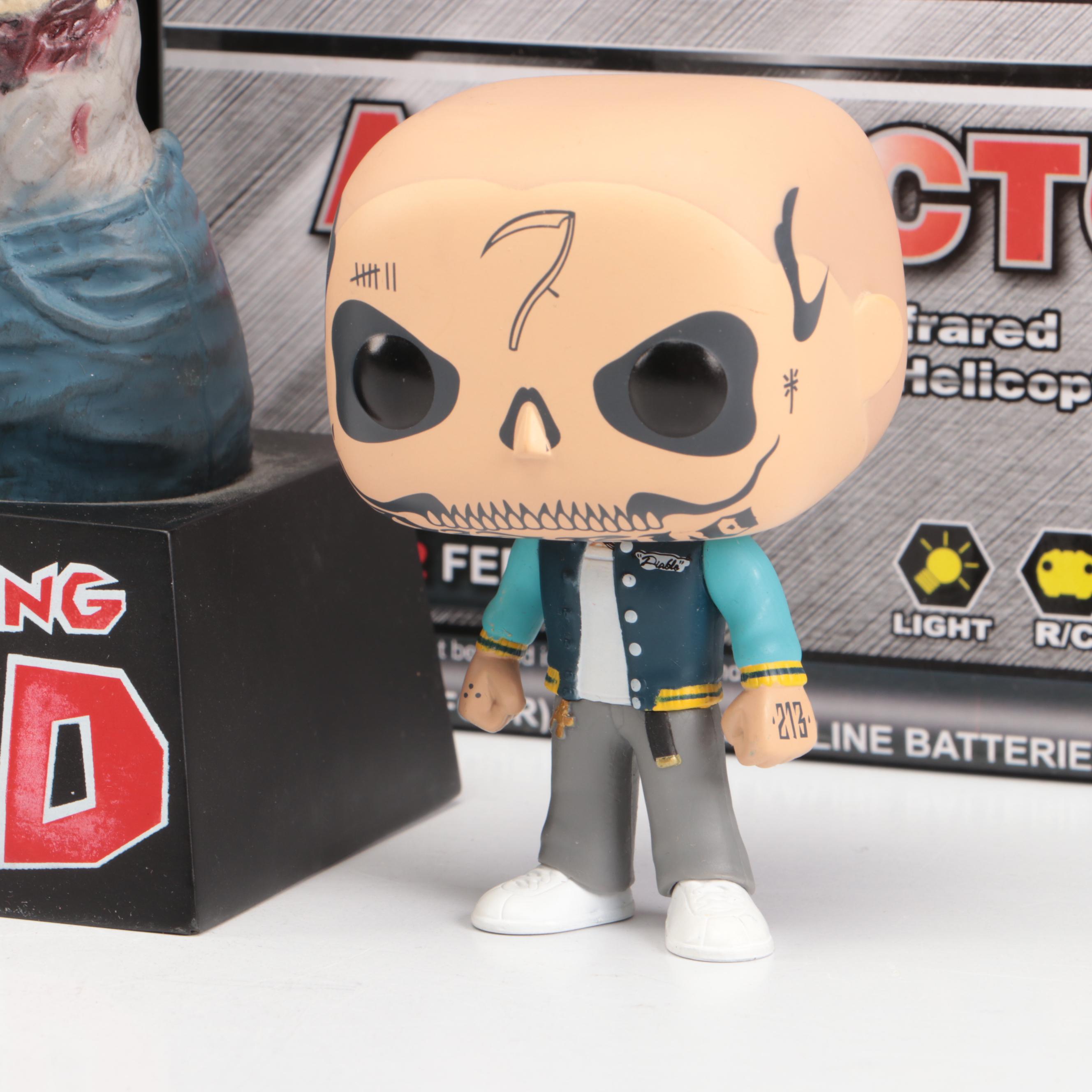 Black Spider-XT Wireless Helicopter with More Contemporary Toys and Books