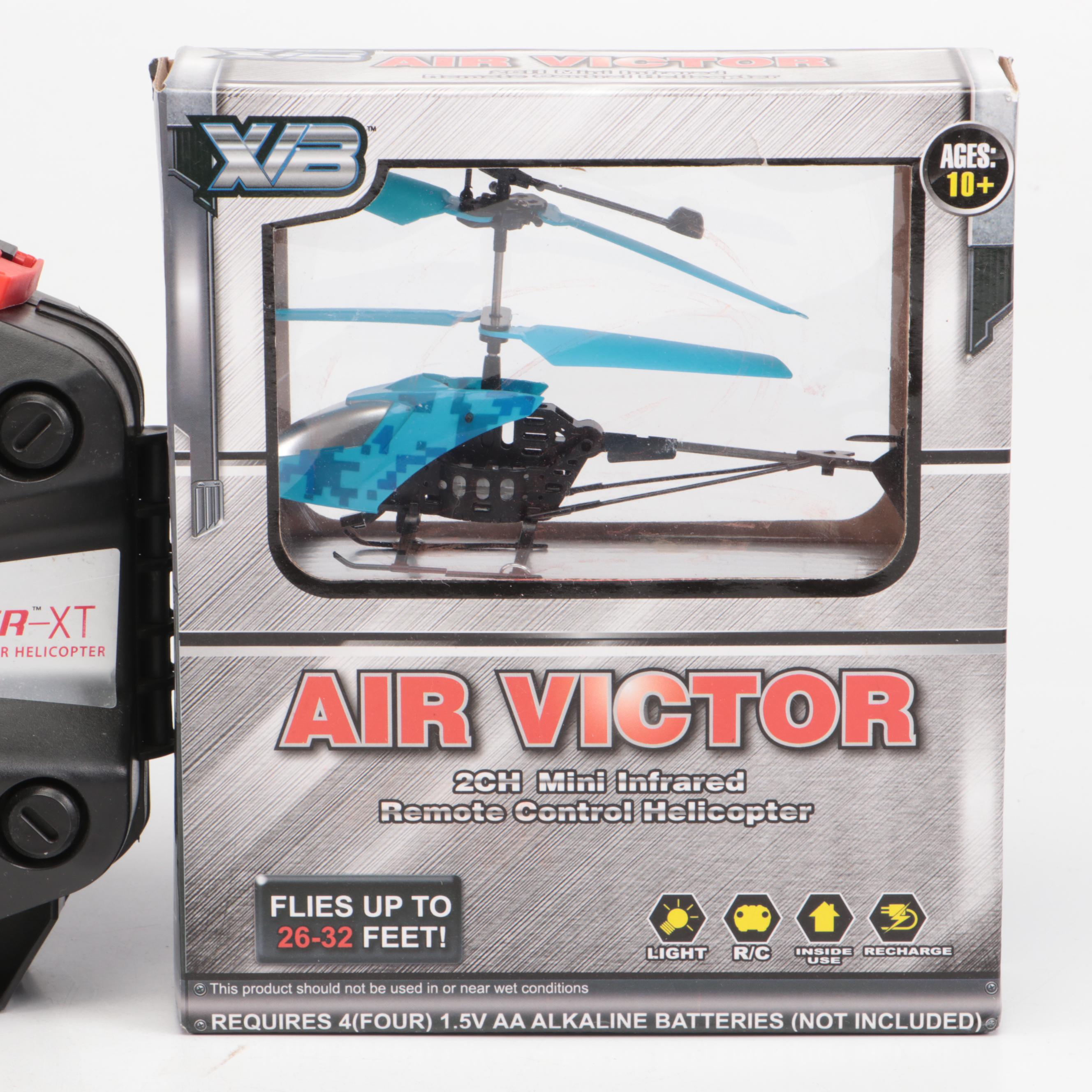 Black Spider-XT Wireless Helicopter with More Contemporary Toys and Books