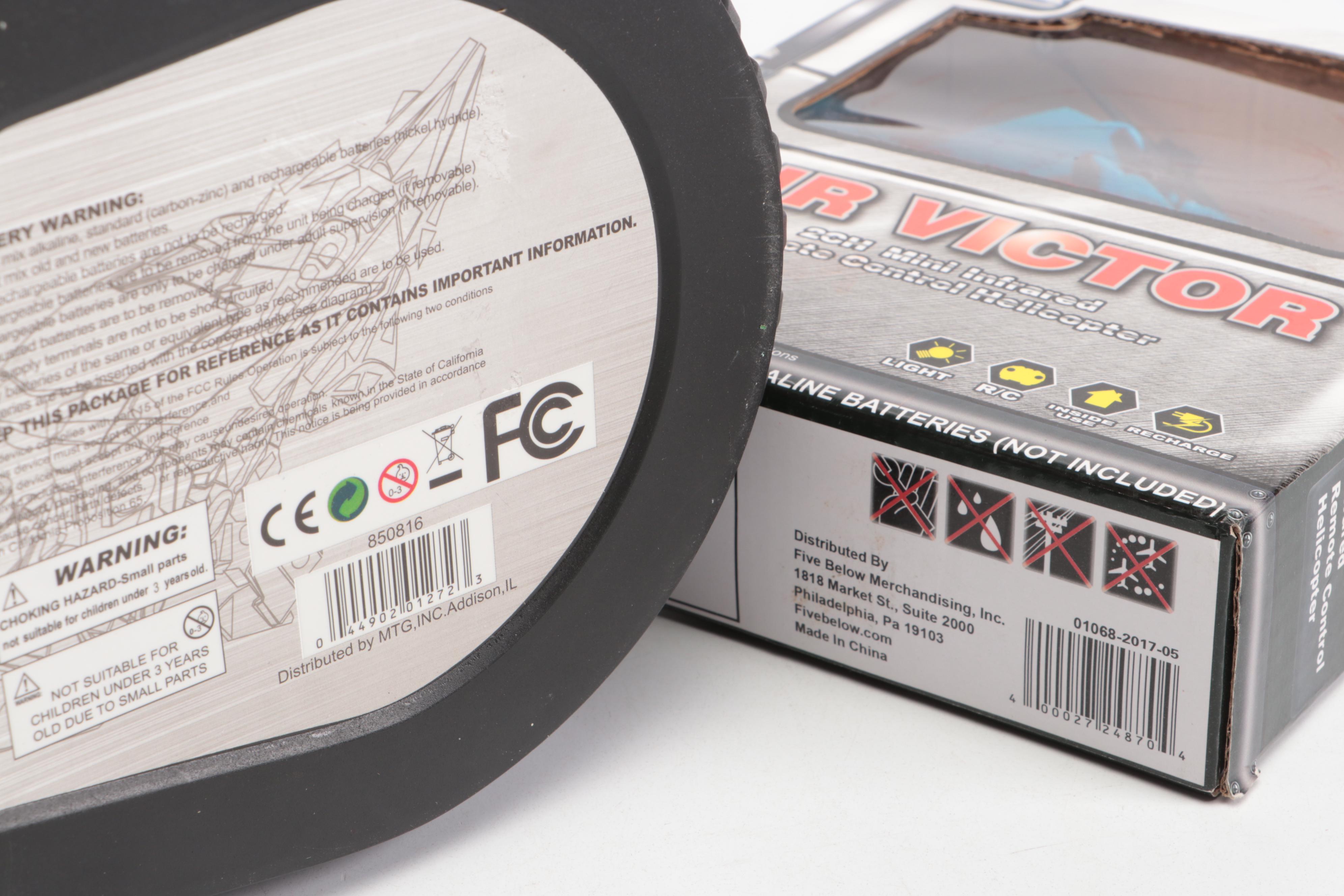 Black Spider-XT Wireless Helicopter with More Contemporary Toys and Books