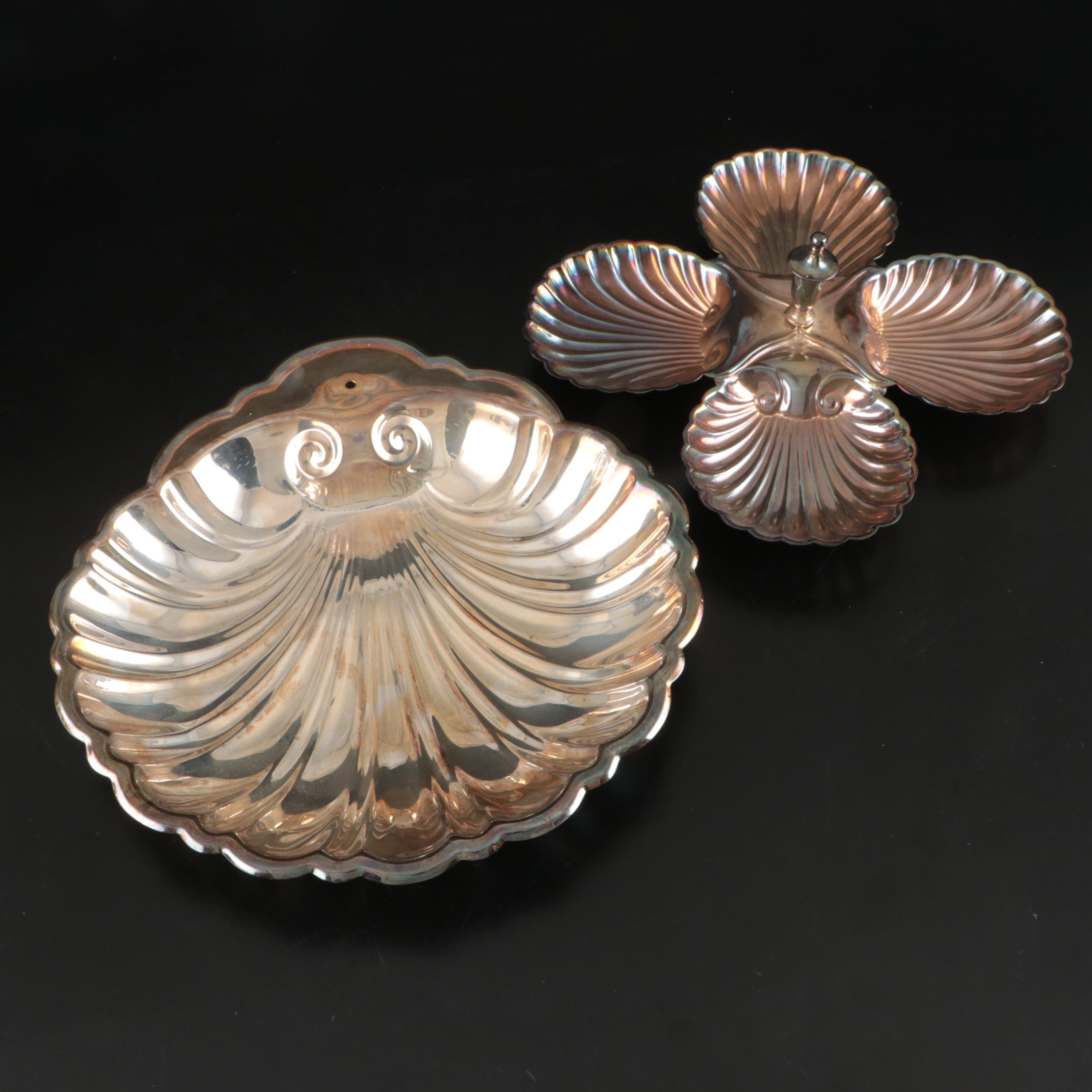 Reed & Barton Silver Plate Footed Bowl and More Silver Plate Serveware