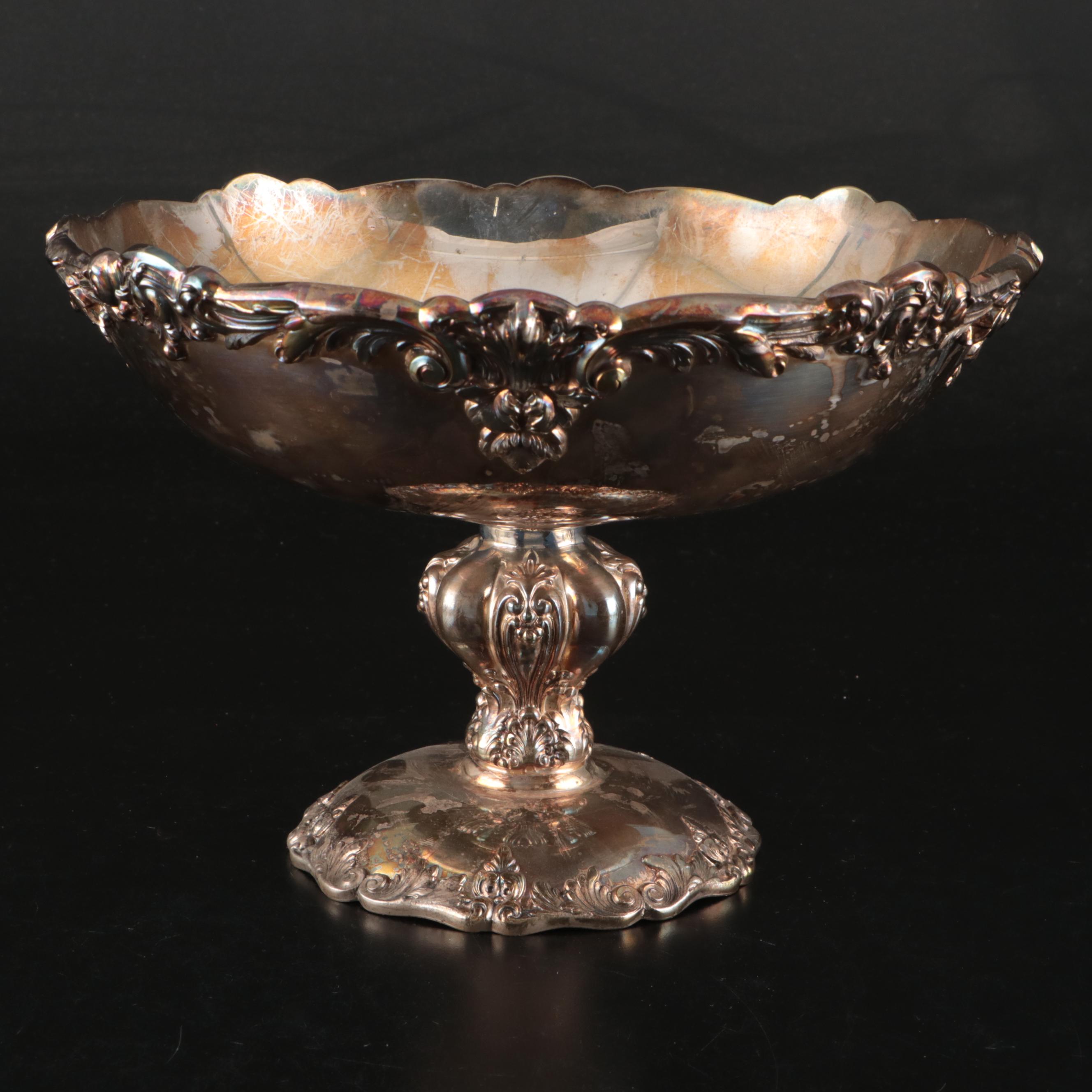 Reed & Barton Silver Plate Footed Bowl and More Silver Plate Serveware