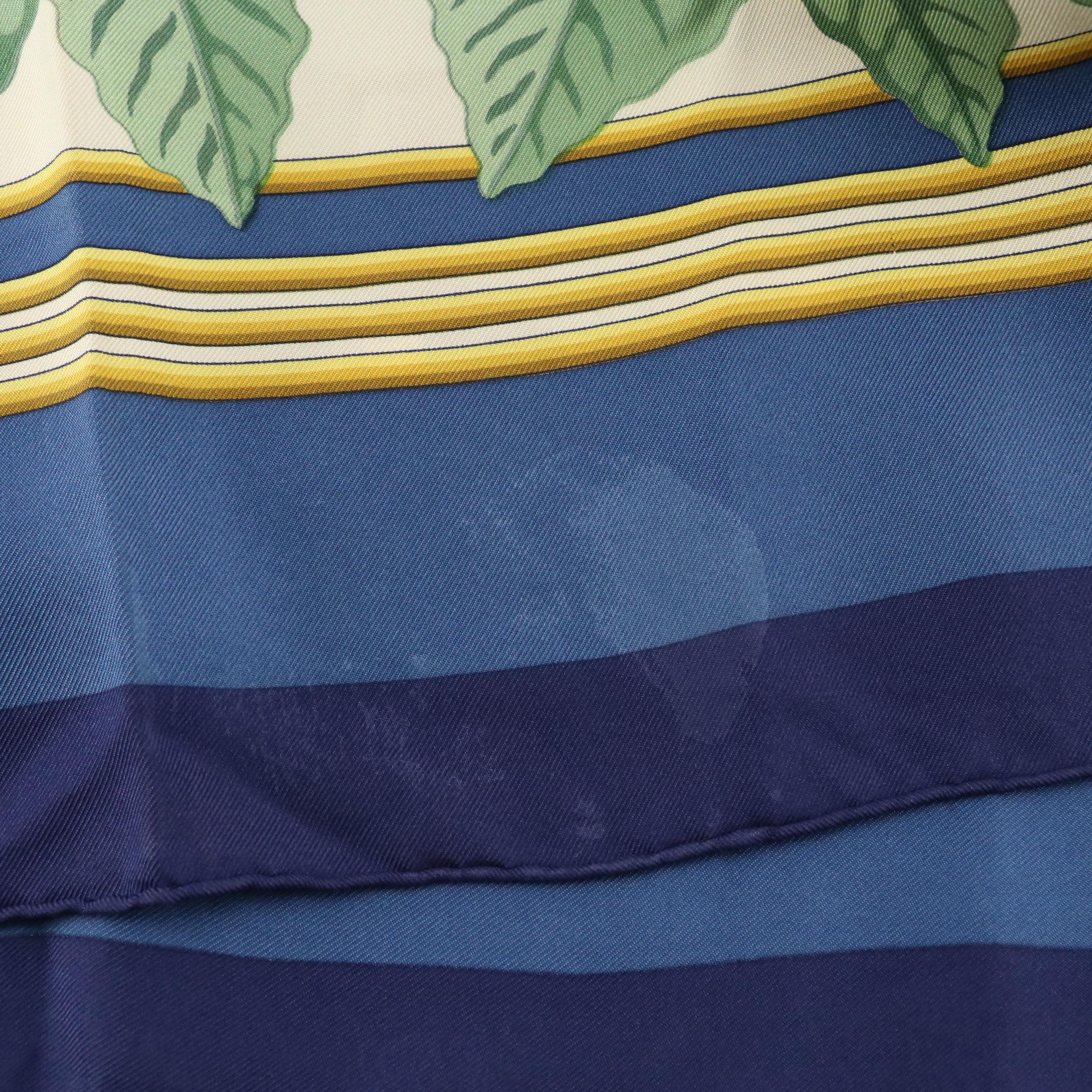 Hermès "Les Perroquets" Scarf 90 in Silk Twill