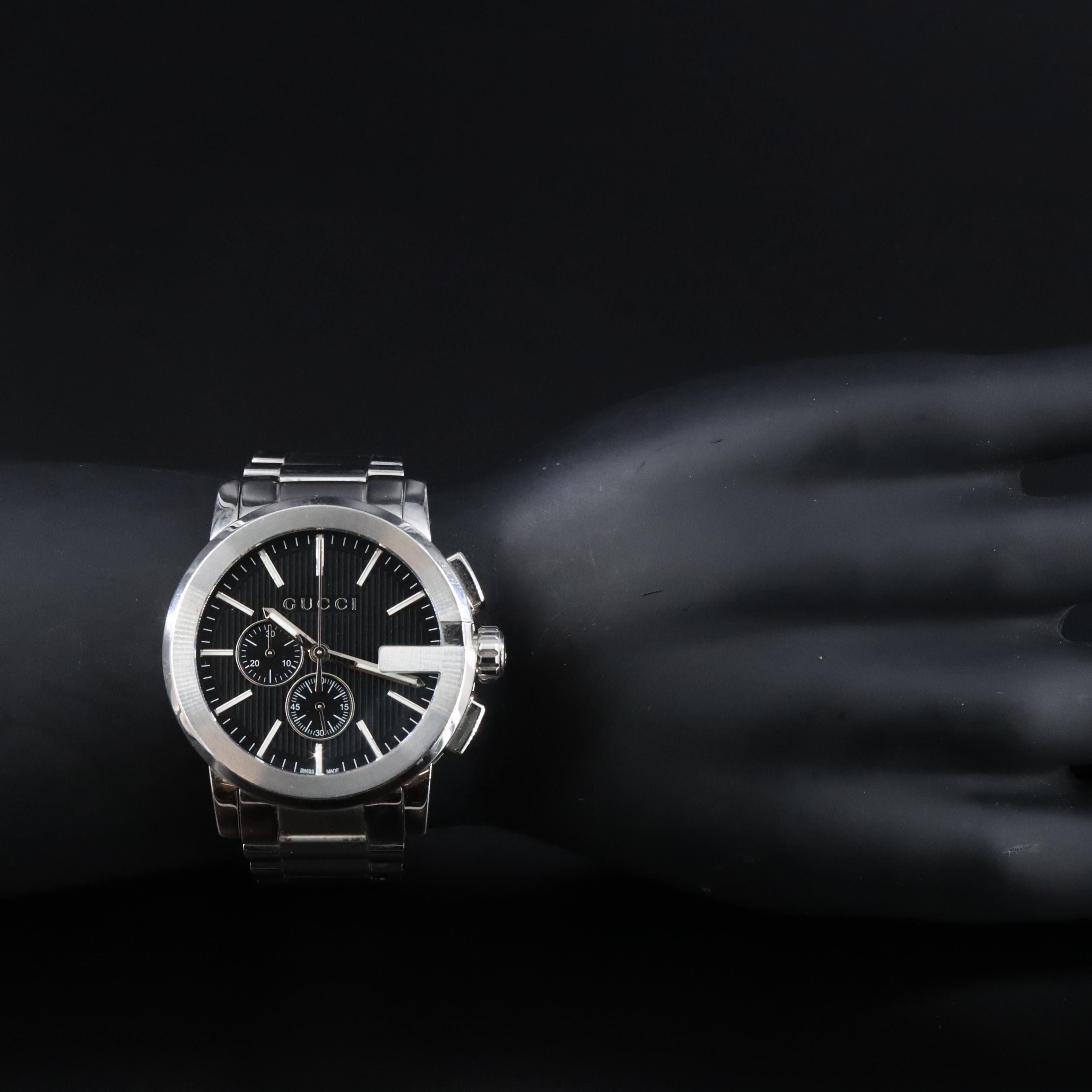 Gucci G-Chrono Stainless Steel Quartz Watch