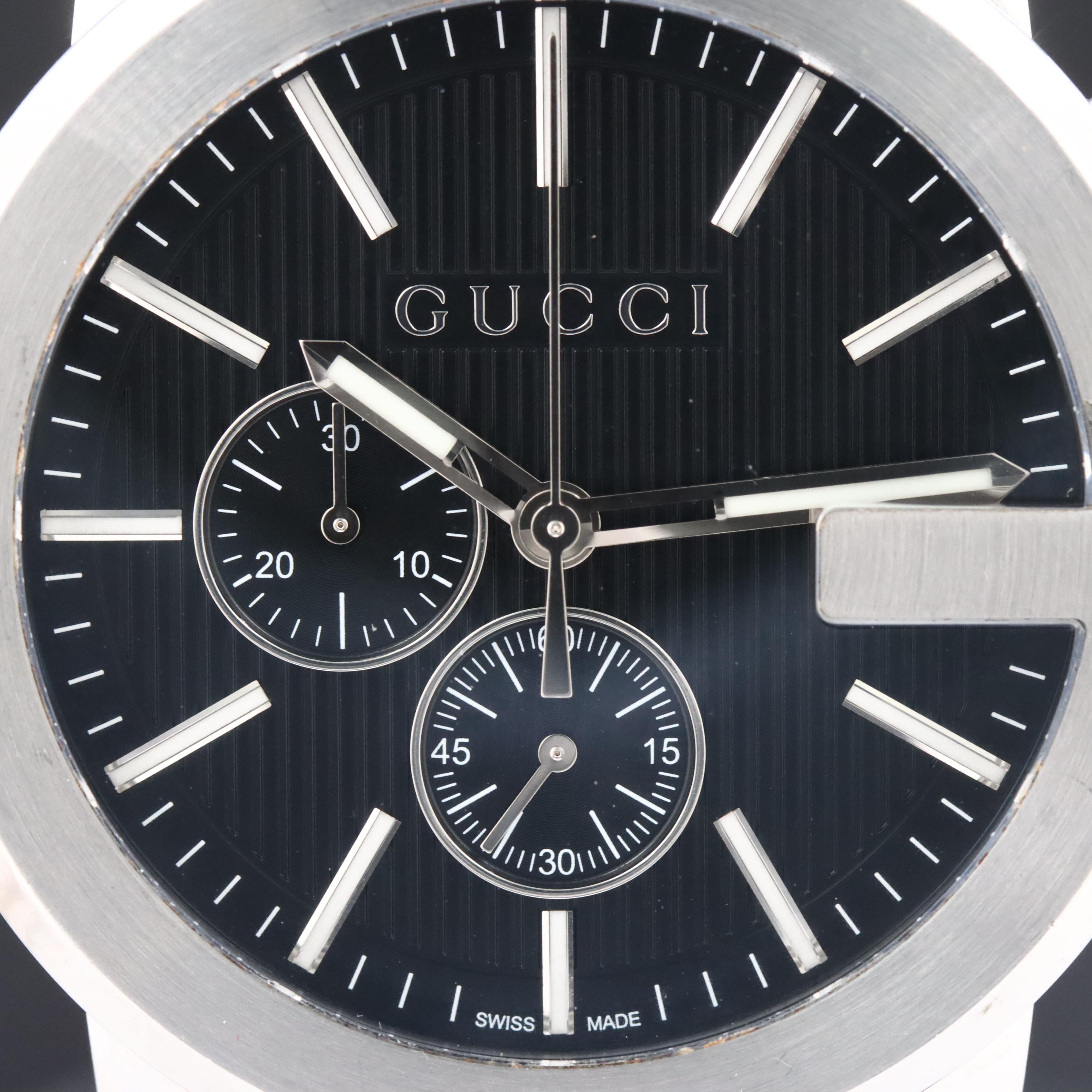 Gucci G-Chrono Stainless Steel Quartz Watch