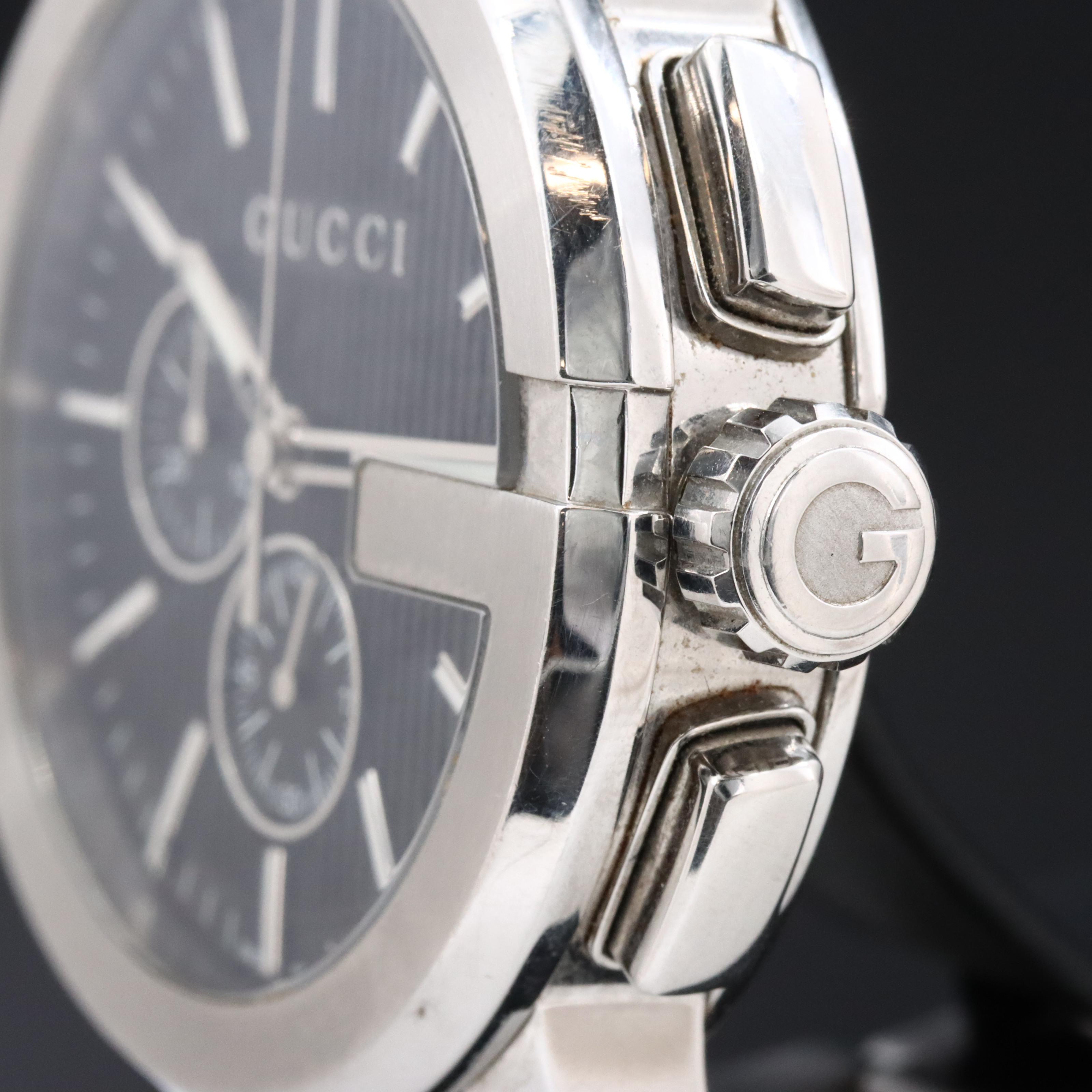 Gucci G-Chrono Stainless Steel Quartz Watch