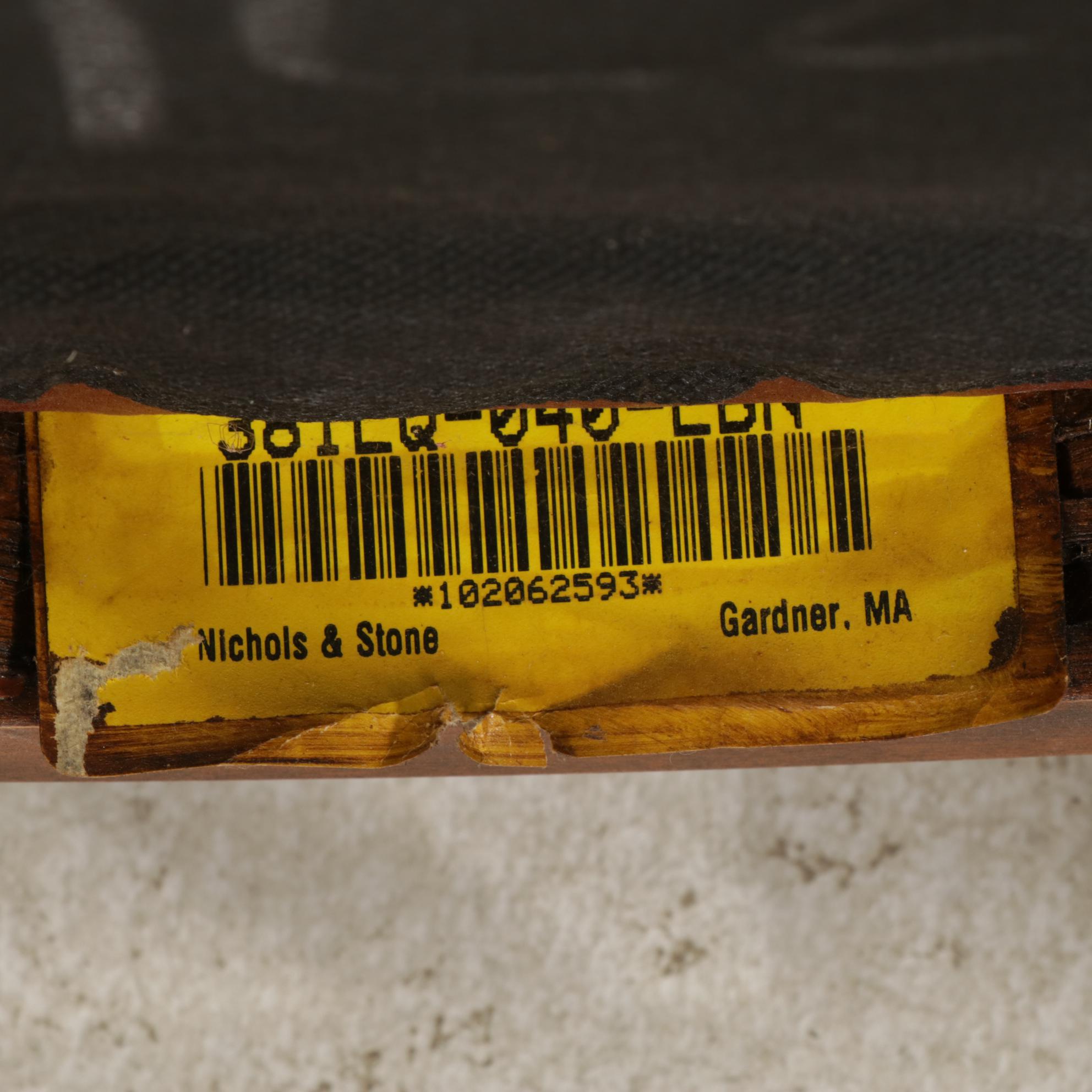 Six Nichols & Stone Leather Upholstered Side Chairs