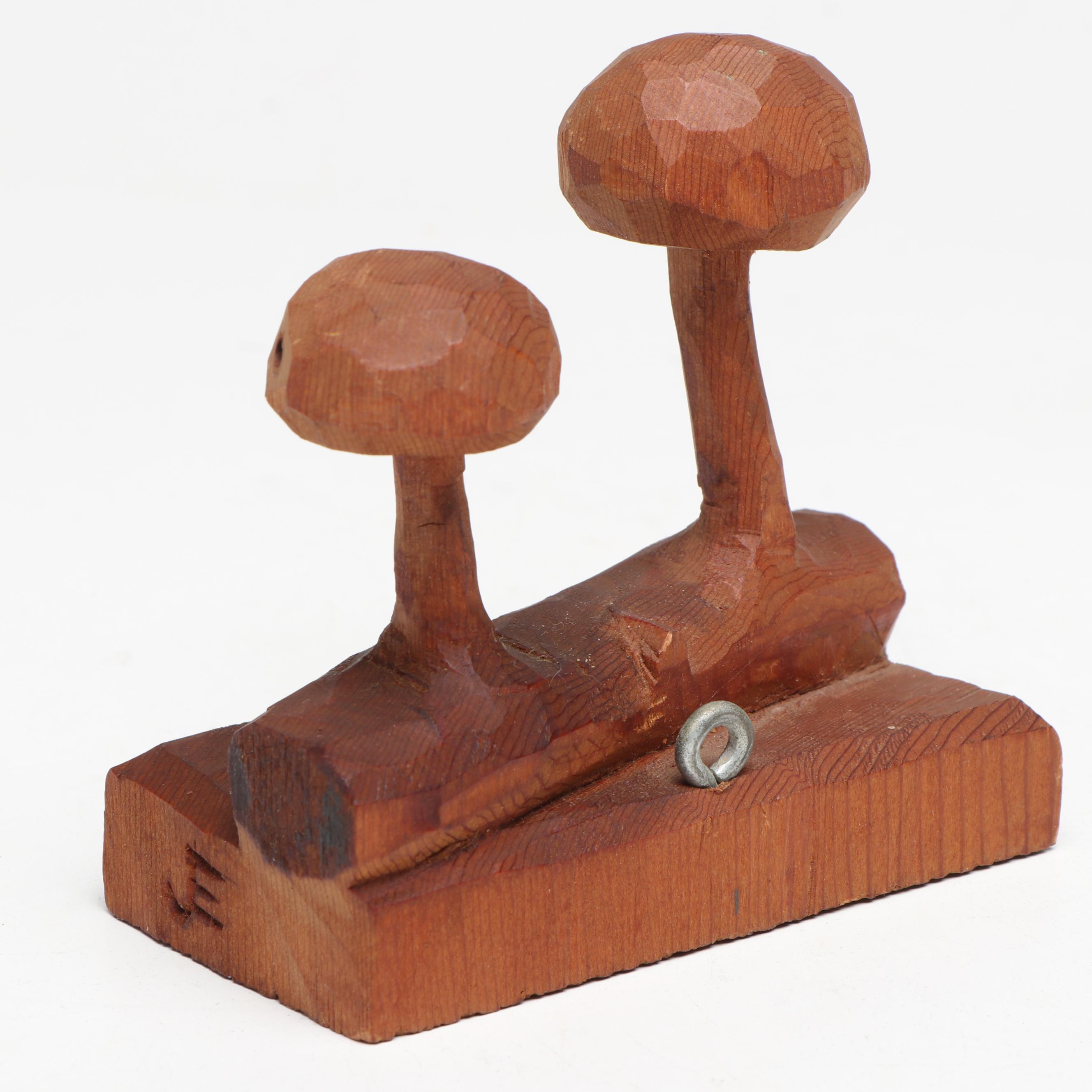 Carved Wooden Figurines and Décor, Mid to Late 20th Century