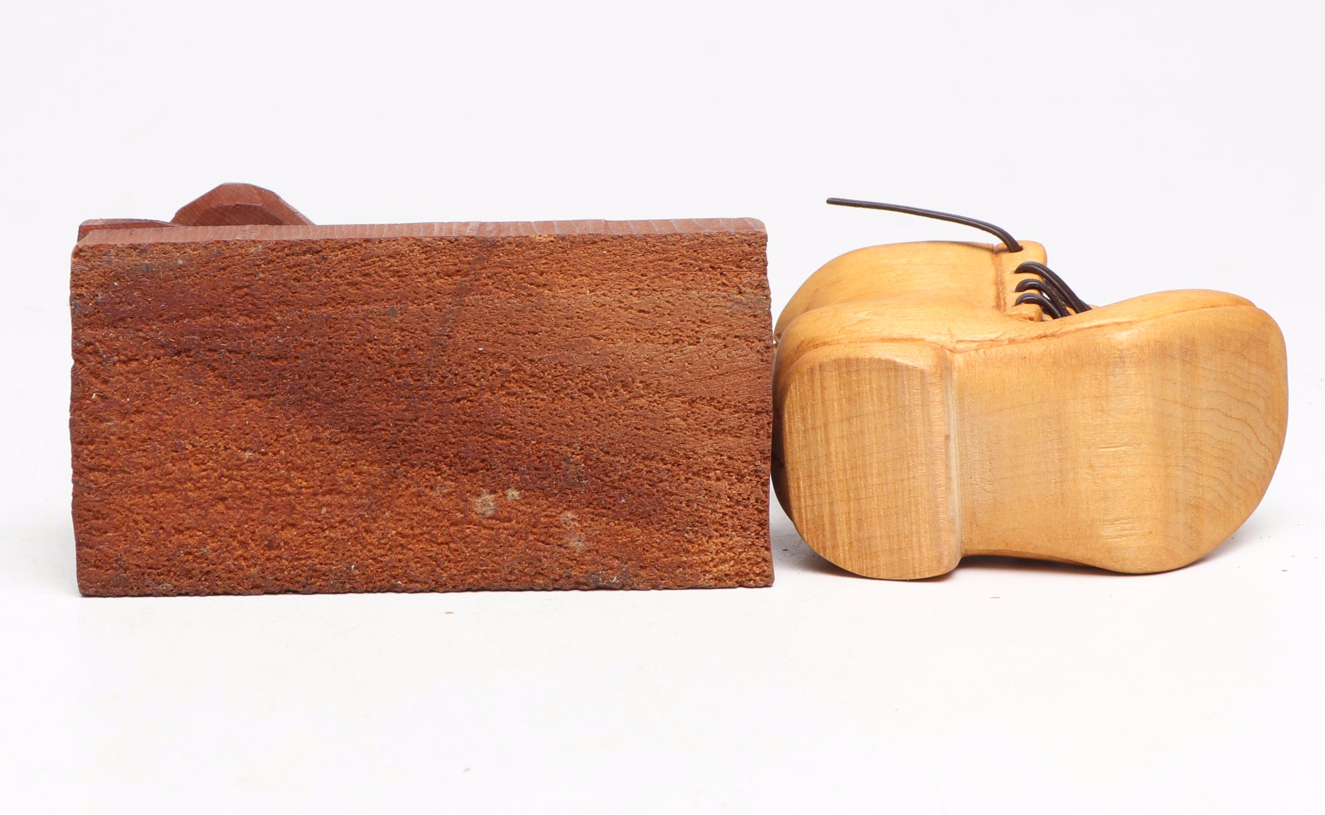 Carved Wooden Figurines and Décor, Mid to Late 20th Century