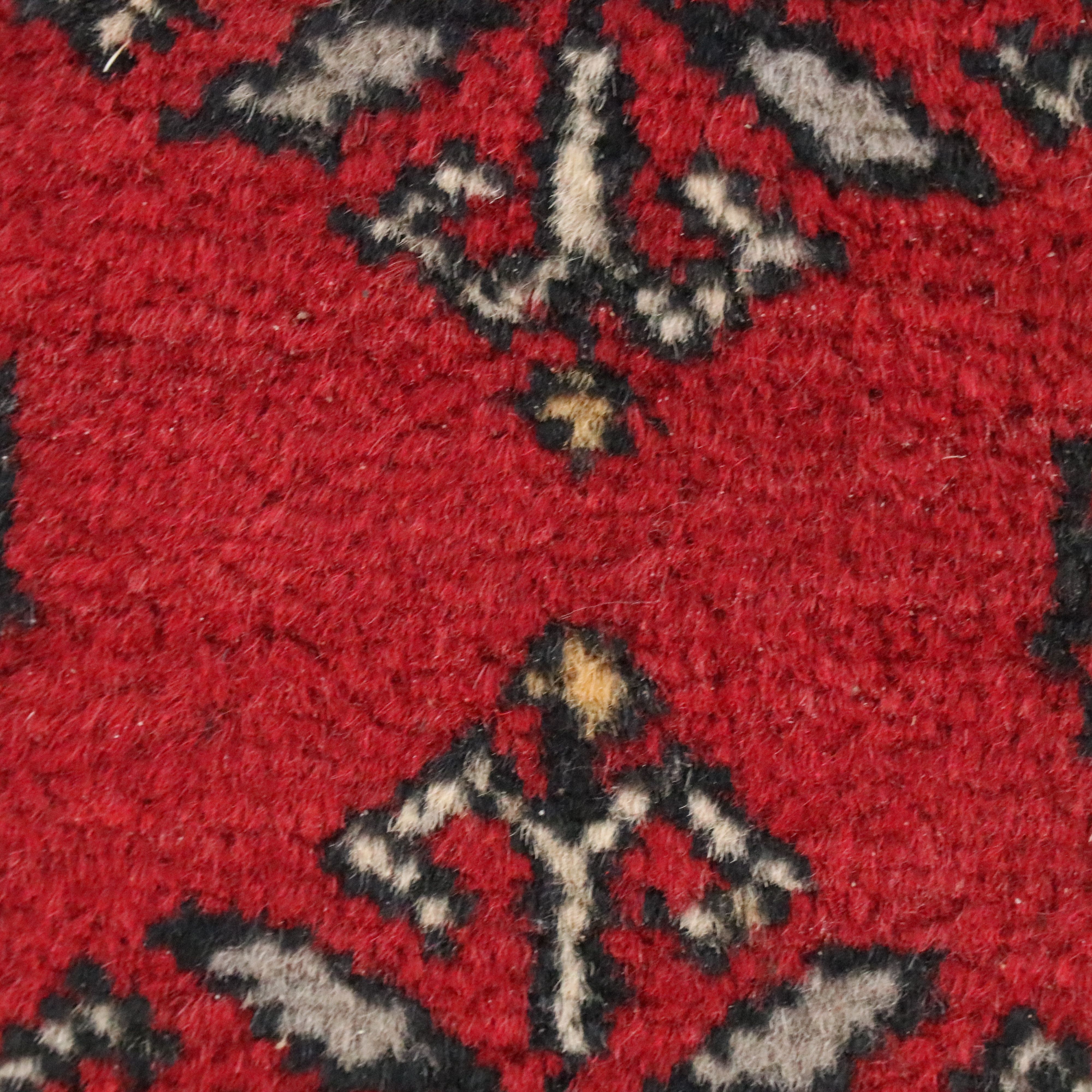 4'1 x 6'5 Hand-Knotted Pakistani Bokhara Area Rug