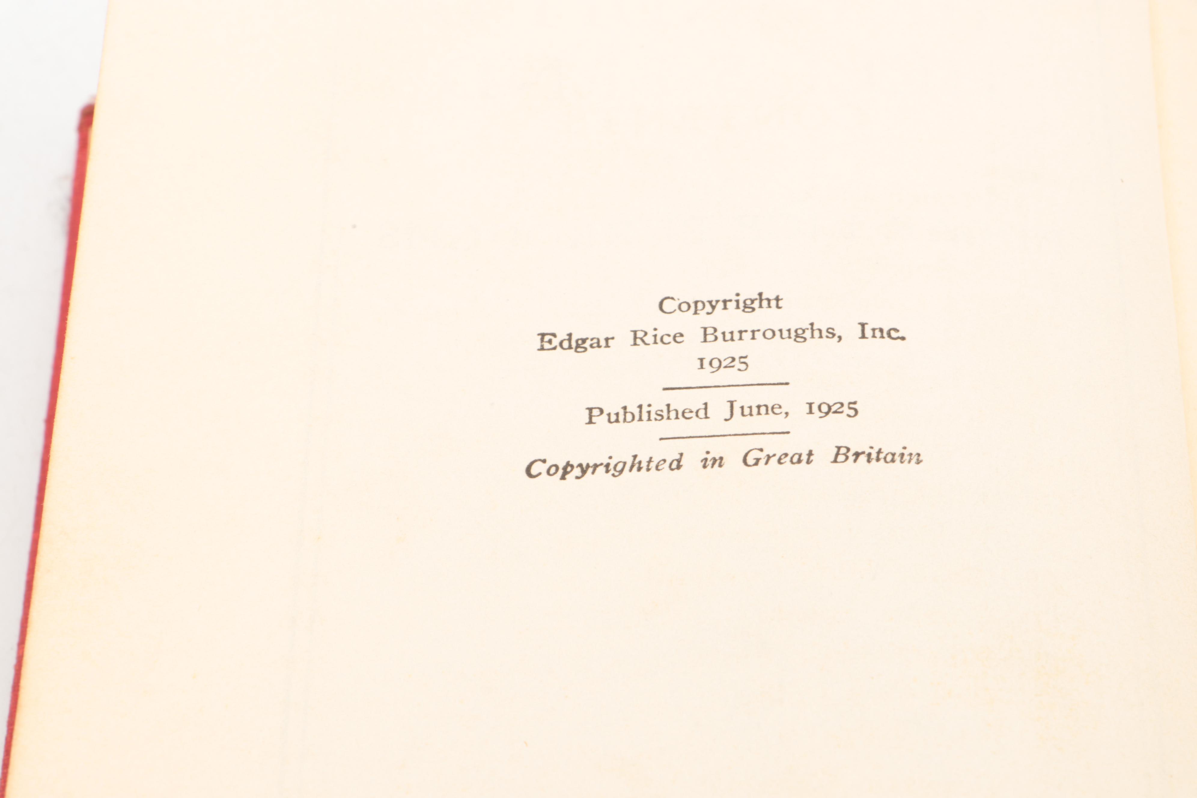 "The Bandit of Hell's Bend" and More Books by Edgar Rice Burroughs, 1920s