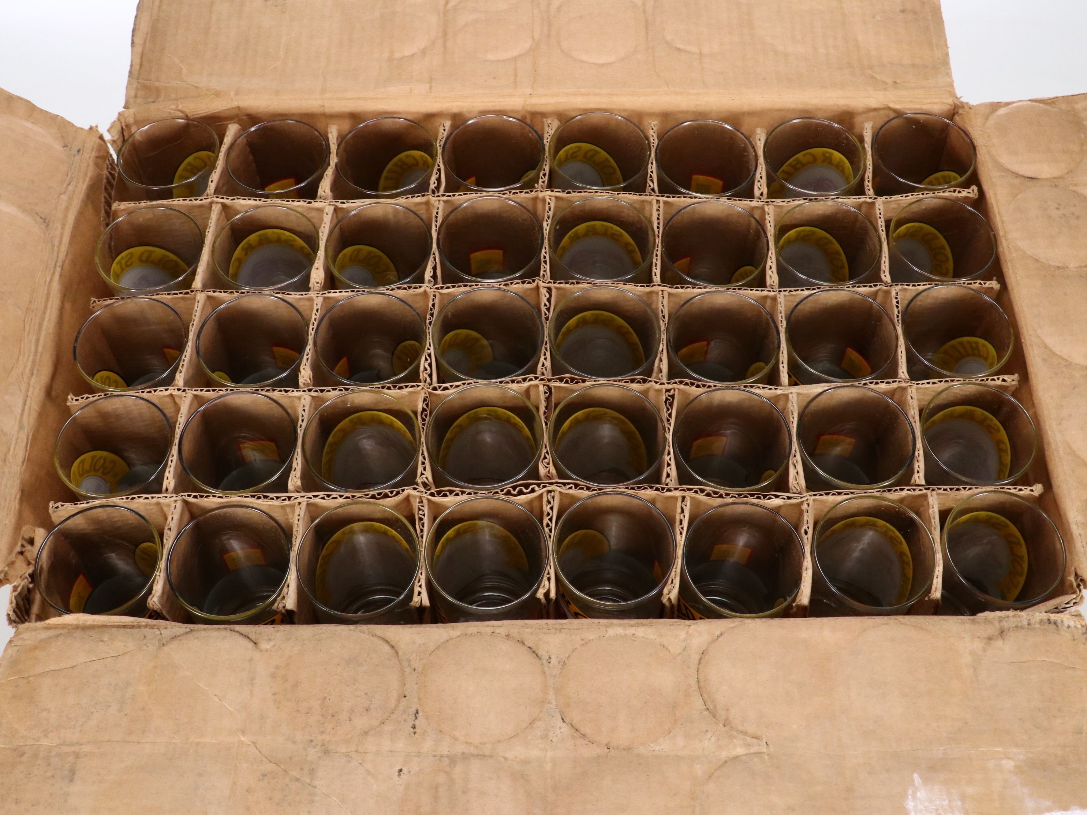 Libbey Glass Gold Star Chili Cincinnati Reds Pete Rose Commemorative Tumblers