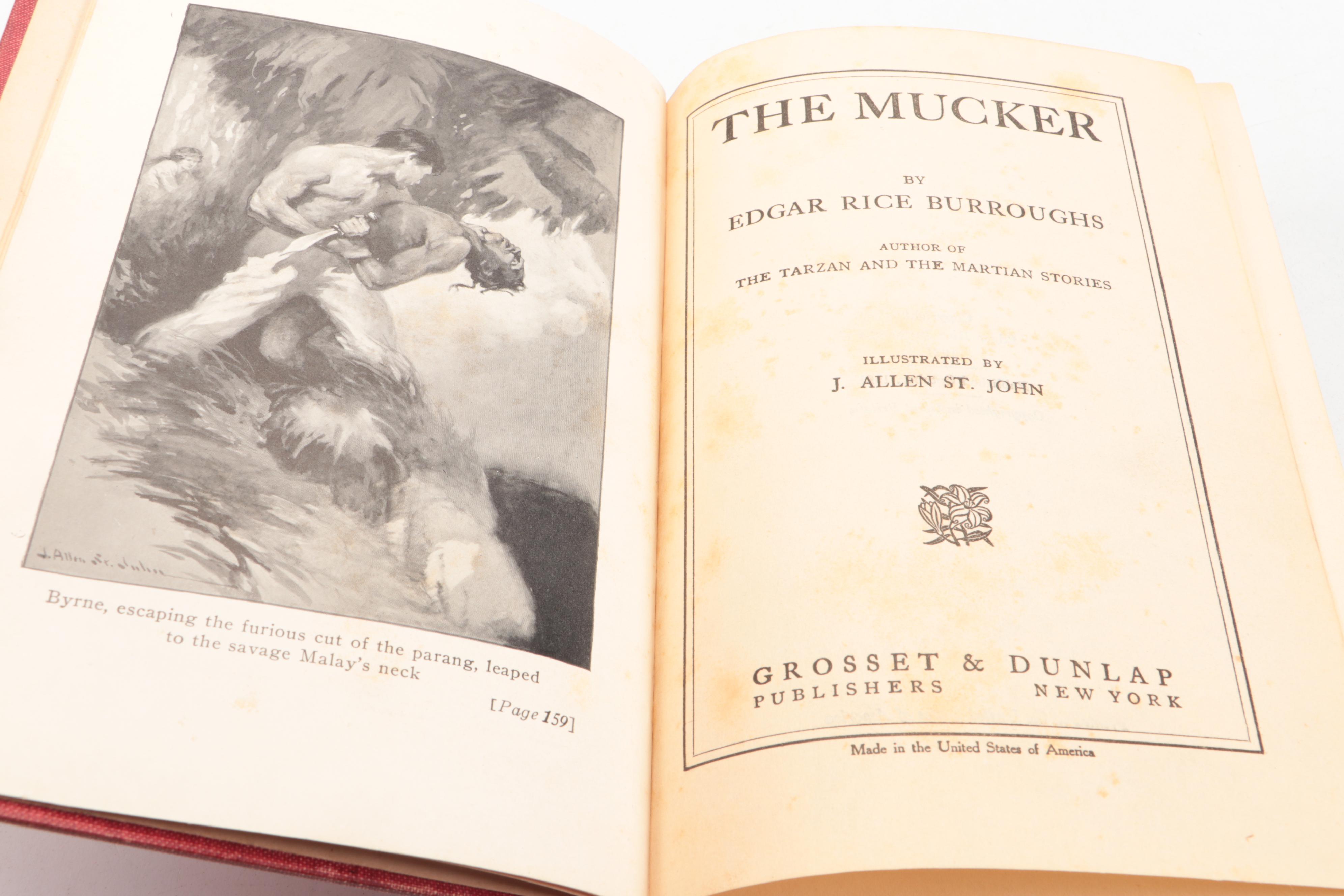 "The Bandit of Hell's Bend" and More Books by Edgar Rice Burroughs, 1920s